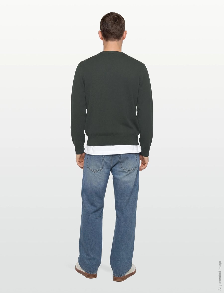 BOSS - Upacas-L - rundhals - open green - 4