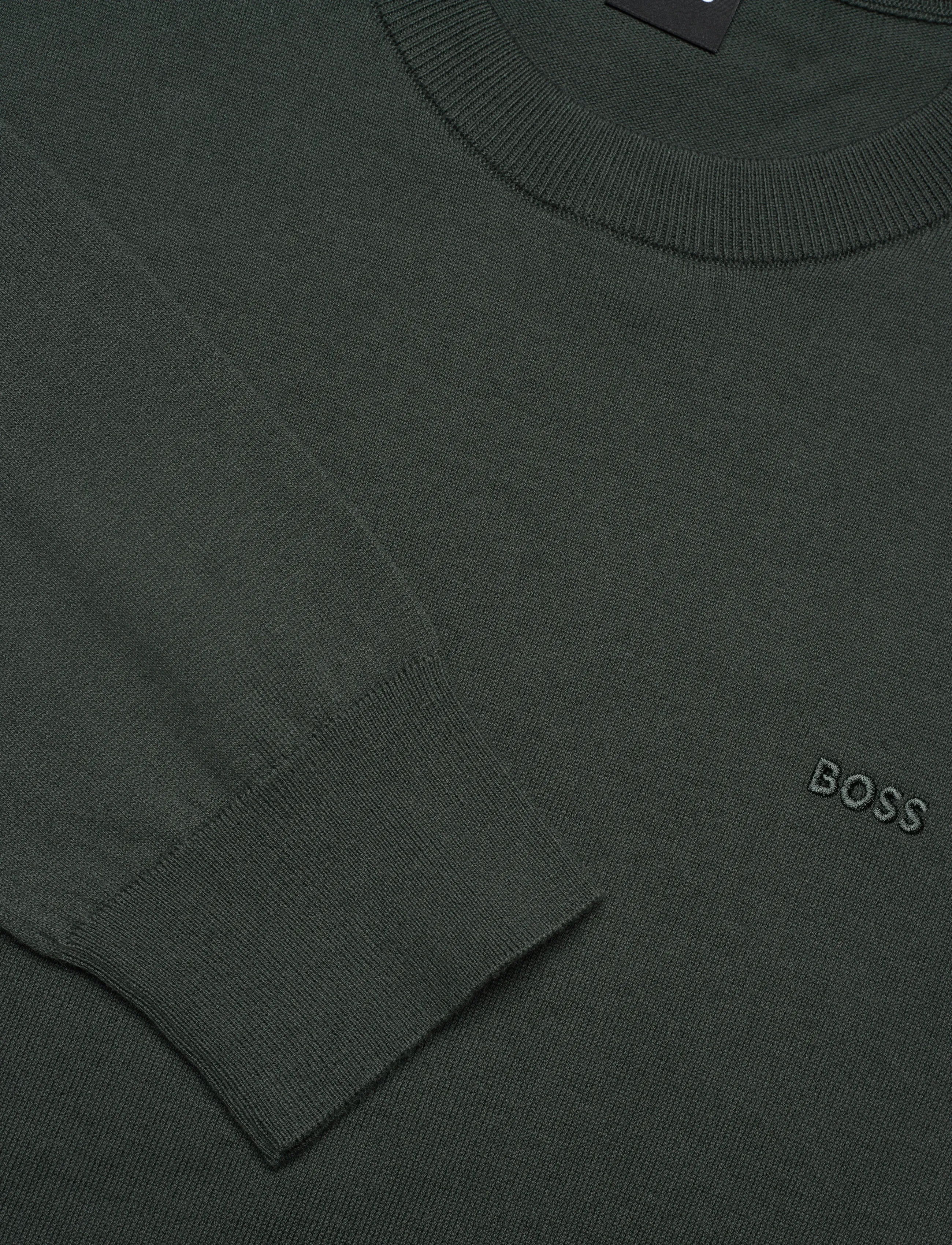 BOSS - Upacas-L - rundhals - open green - 5