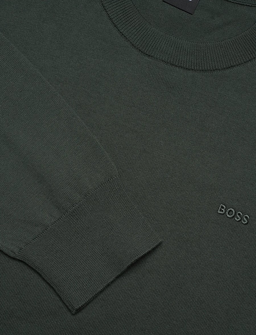 BOSS - Upacas-L - rundhals - open green - 5