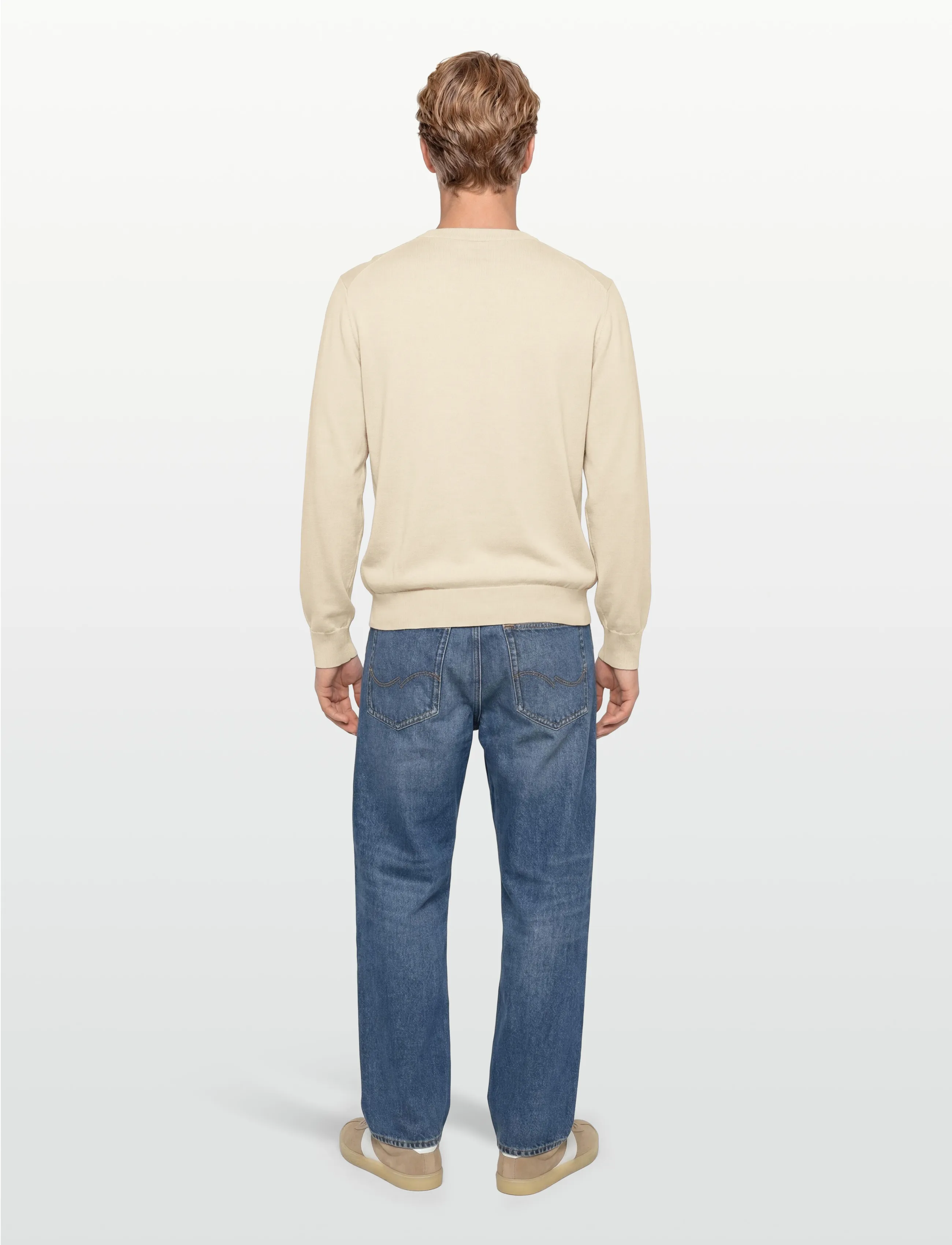BOSS - Upacas-L - round necks - open white - 4
