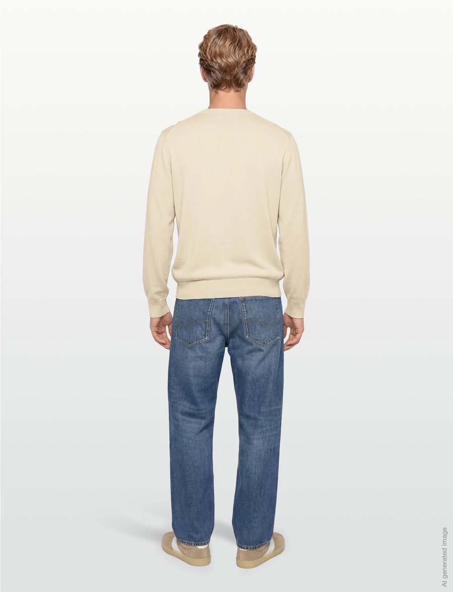 BOSS - Upacas-L - rundhals - open white - 4