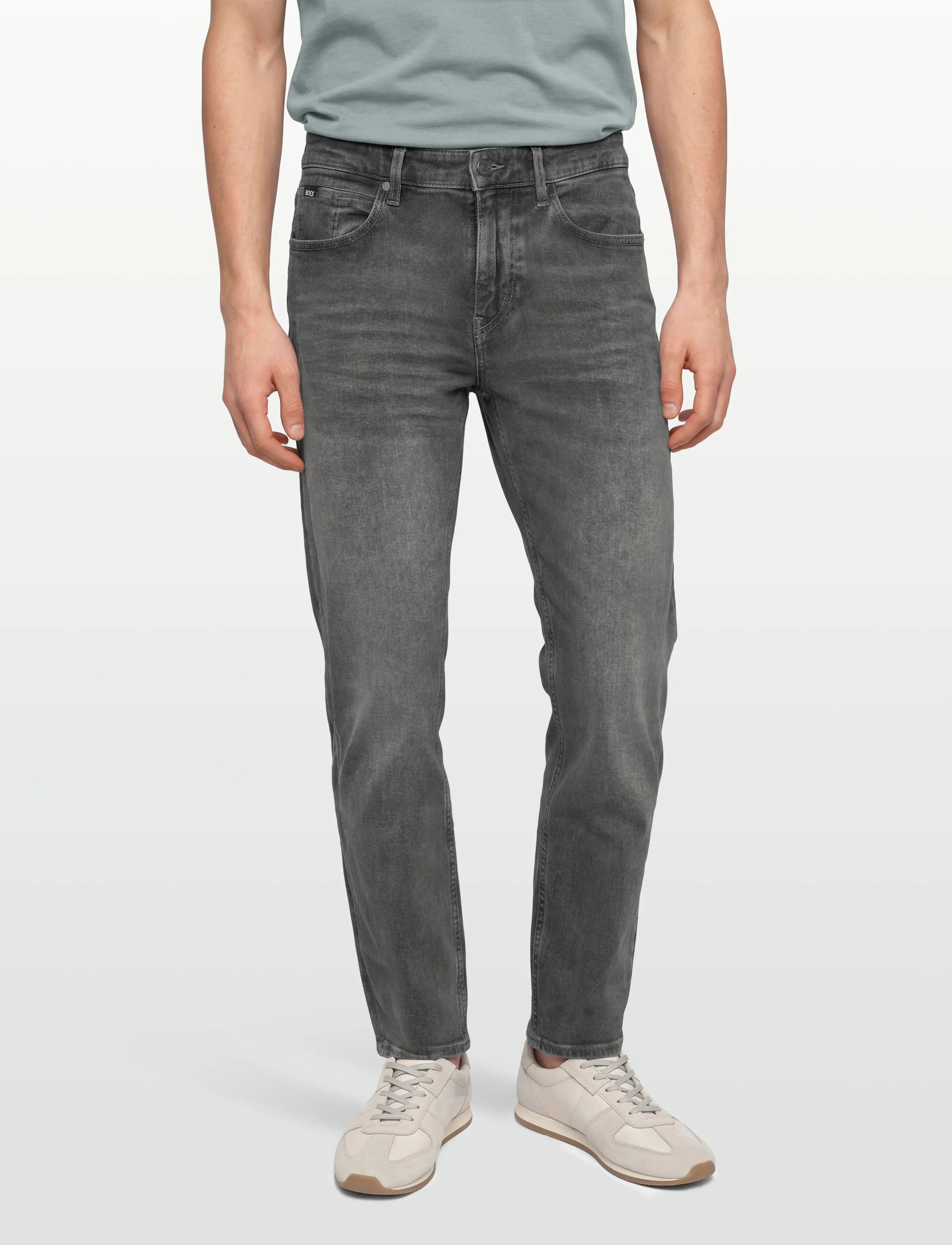 BOSS - C-Re.Maine - tapered jeans - dark grey - 3