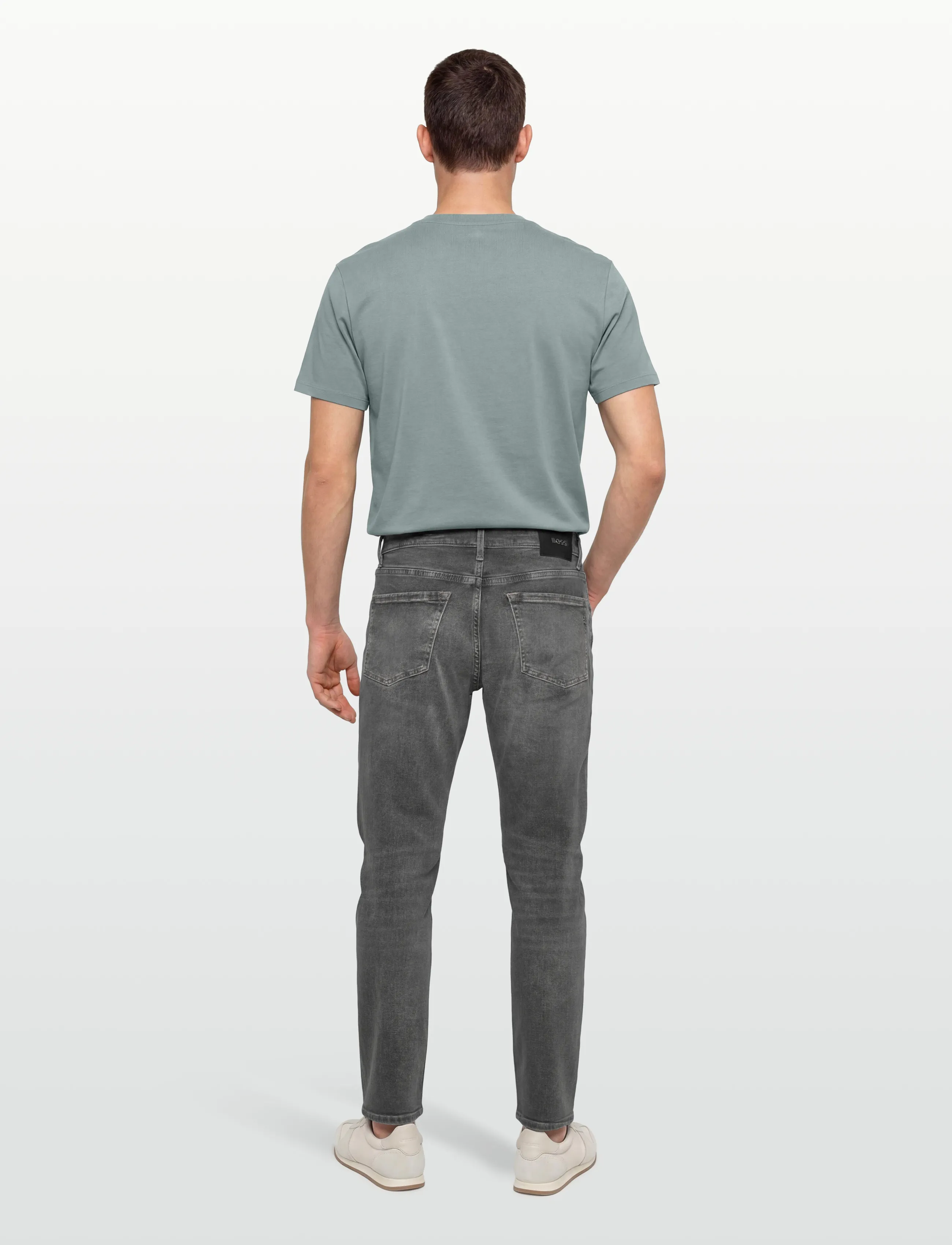 BOSS - C-Re.Maine - tapered jeans - dark grey - 4
