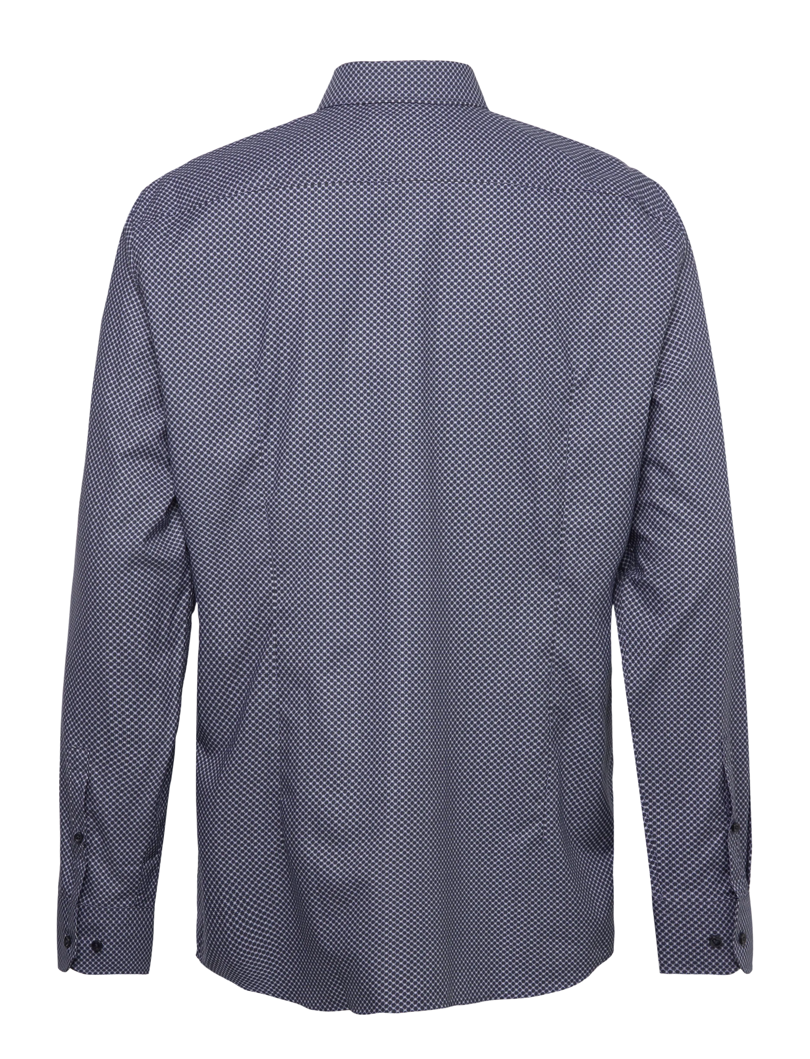 BOSS - H-HANK-K-C1-261 - mönstrade skjortor - dark blue - 1