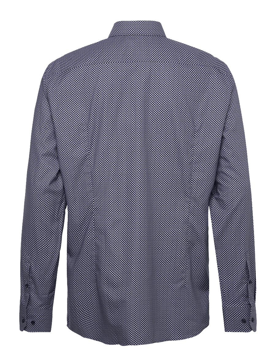 BOSS - H-HANK-K-C1-261 - mönstrade skjortor - dark blue - 1
