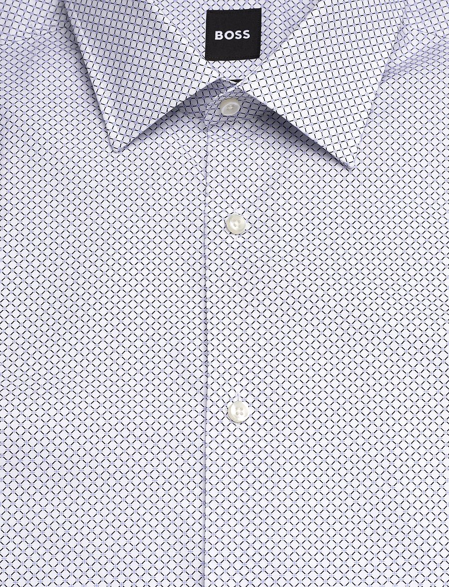 BOSS - H-HANK-K-C1-261 - raštuoti marškiniai - light/pastel blue - 2