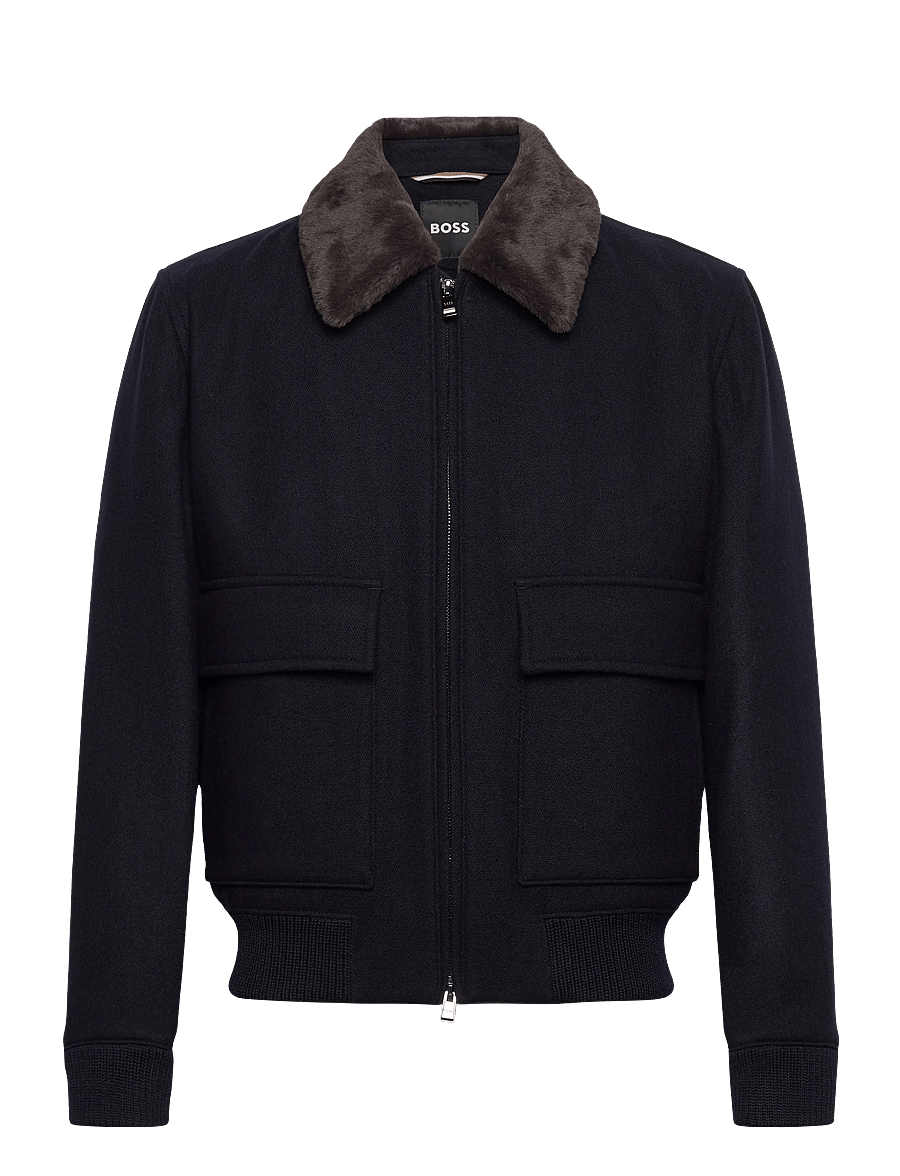 BOSS - H-Charly-251 - vilnas virsjakas - dark blue - 0