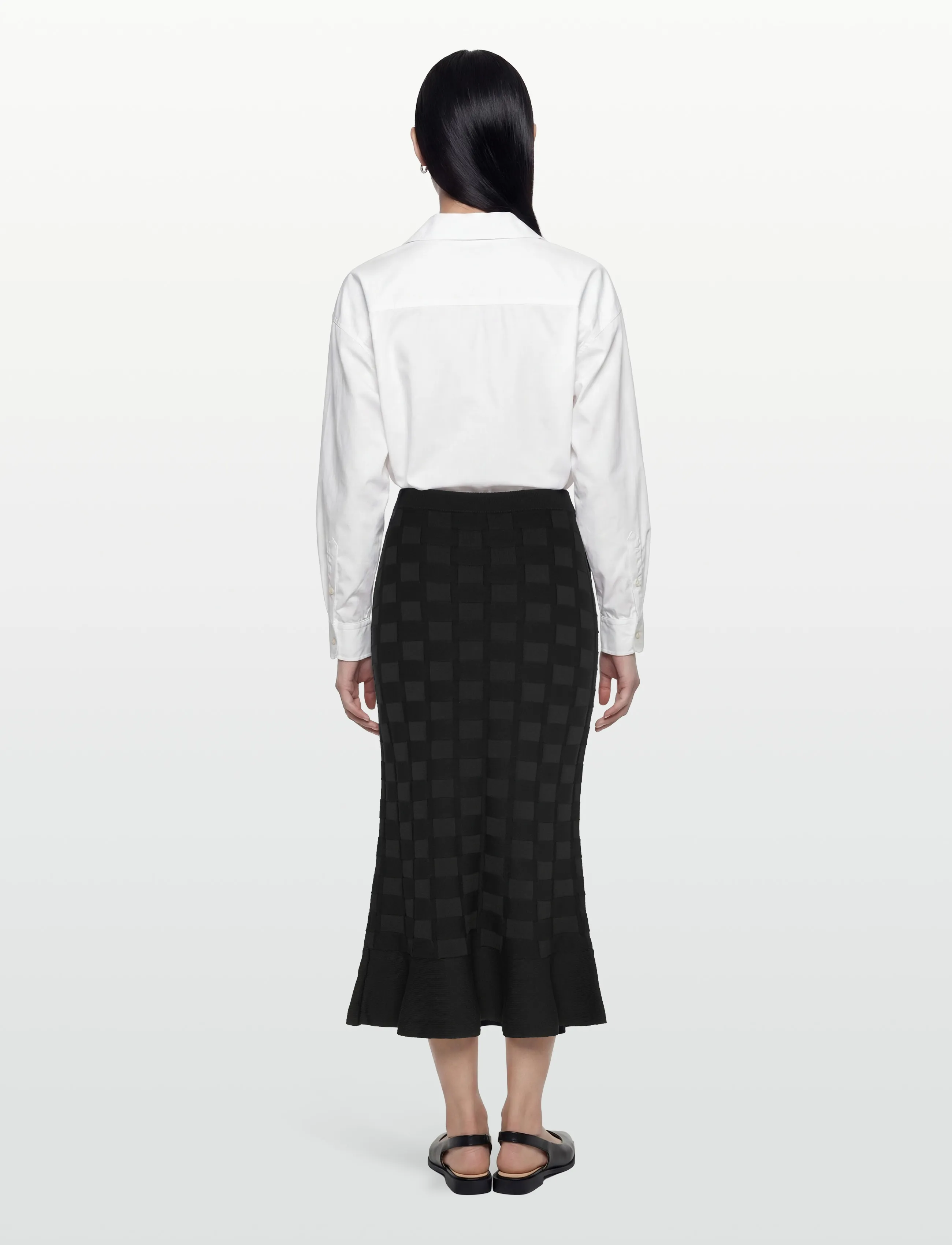 BOSS - Foppy - strikkede nederdele - black - 4