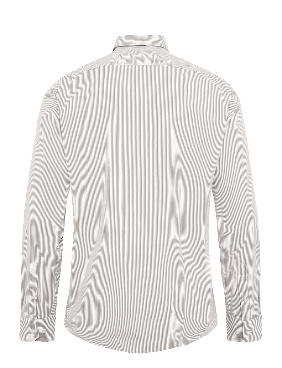 BOSS - P-JOE-K-261 - randiga skjortor - dark beige - 1