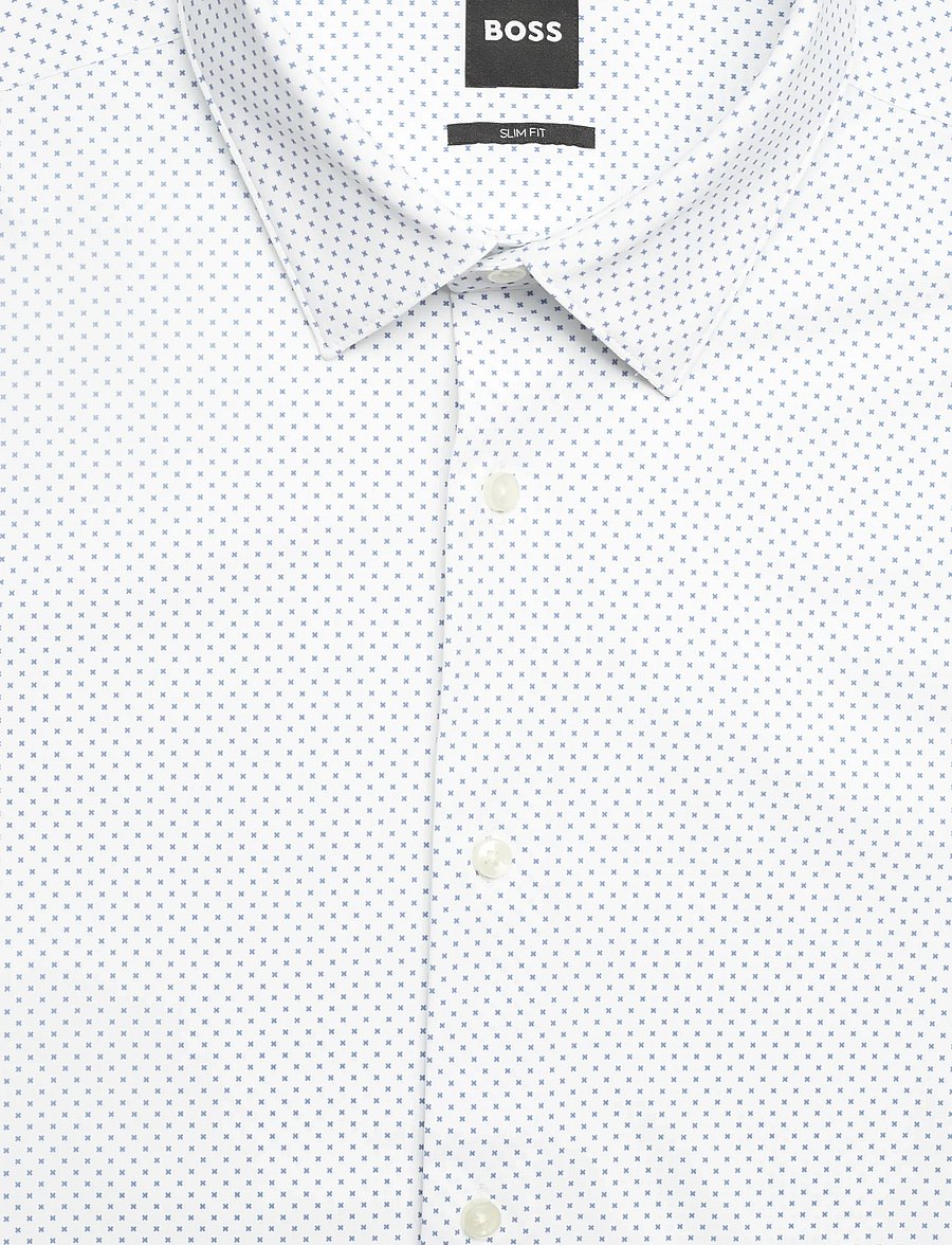 BOSS - P-HANK-S-K-261 - pidulikud särgid - white - 2