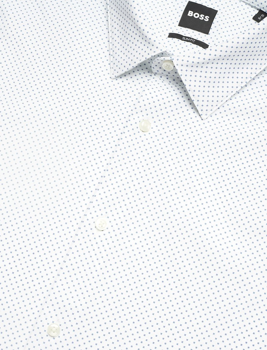 BOSS - P-HANK-S-K-261 - pidulikud särgid - white - 3