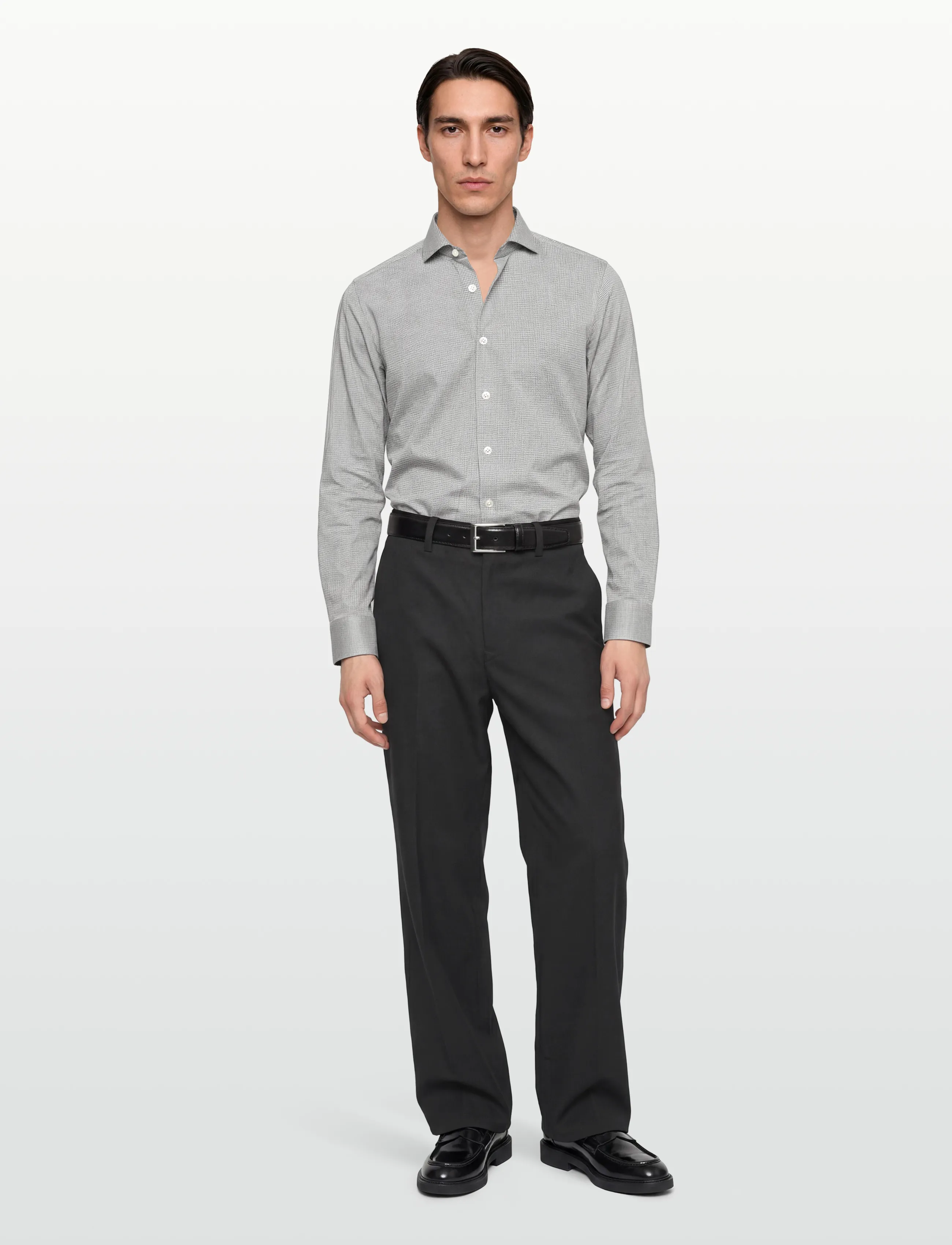 BOSS - P-HANK-SP-261 - business skjortor - black - 0