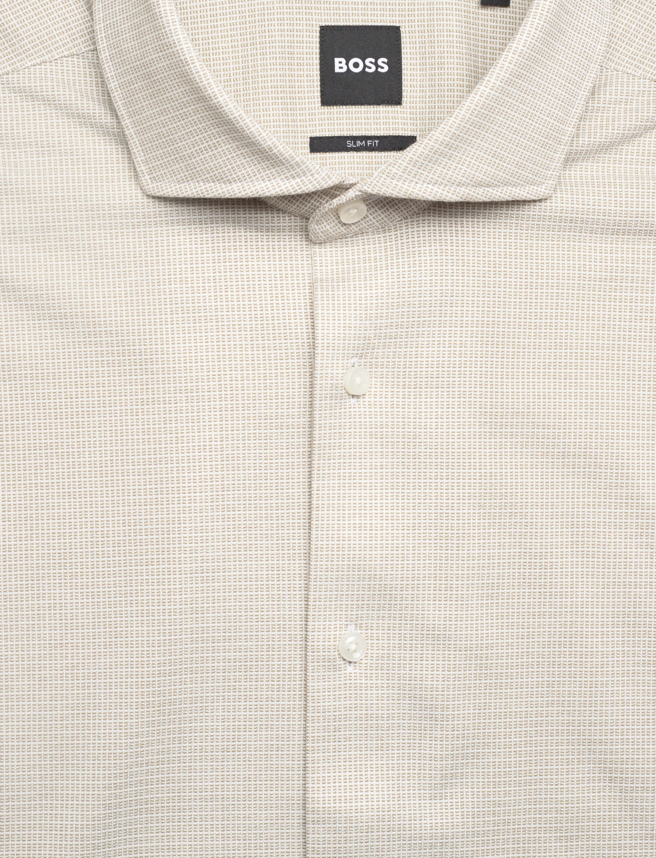 BOSS - P-HANK-SP-261 - kostymskjortor - dark beige - 2