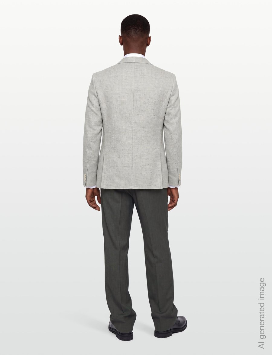 BOSS - H-Hutson-2PP-253 - einreiher - open white - 4