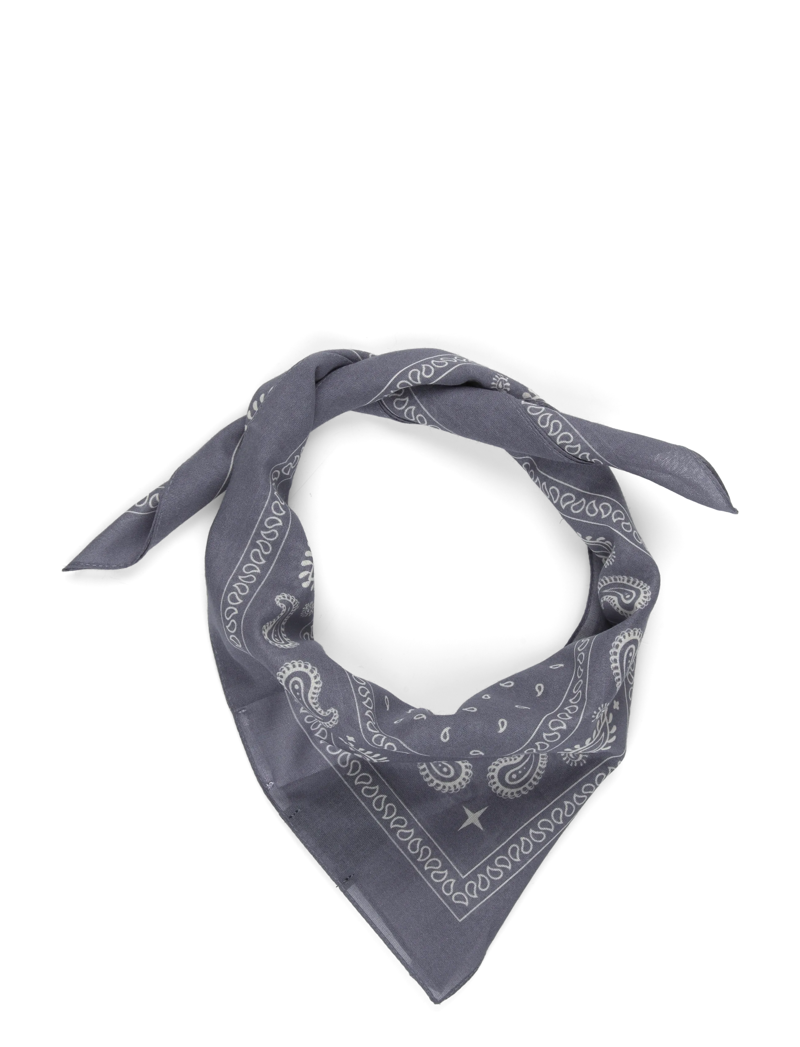 BOSS Lorice_55*55 - Tørklæder - OPEN BLUE / white