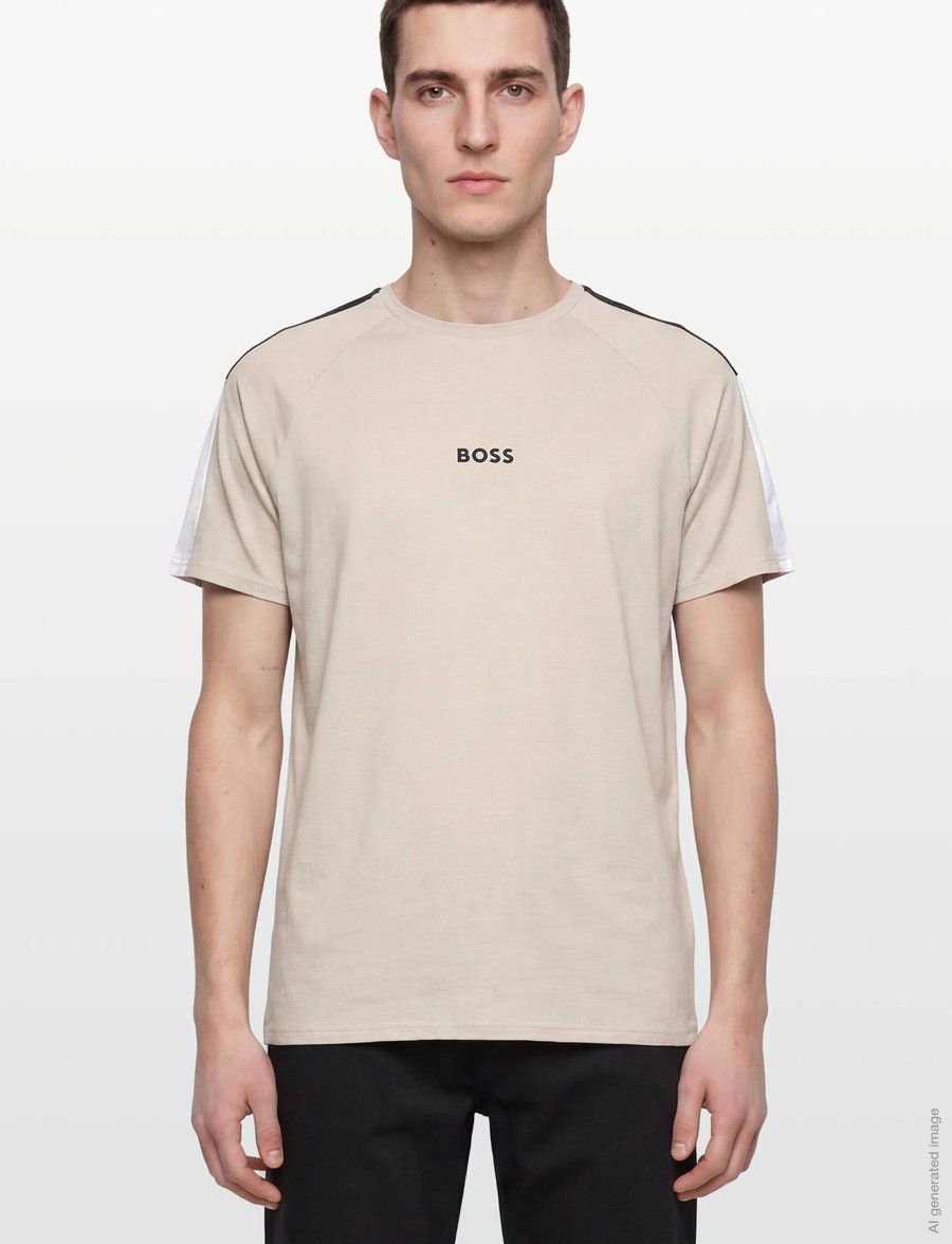 BOSS - Balance T-Shirt RN - kurzärmelig - open grey - 3