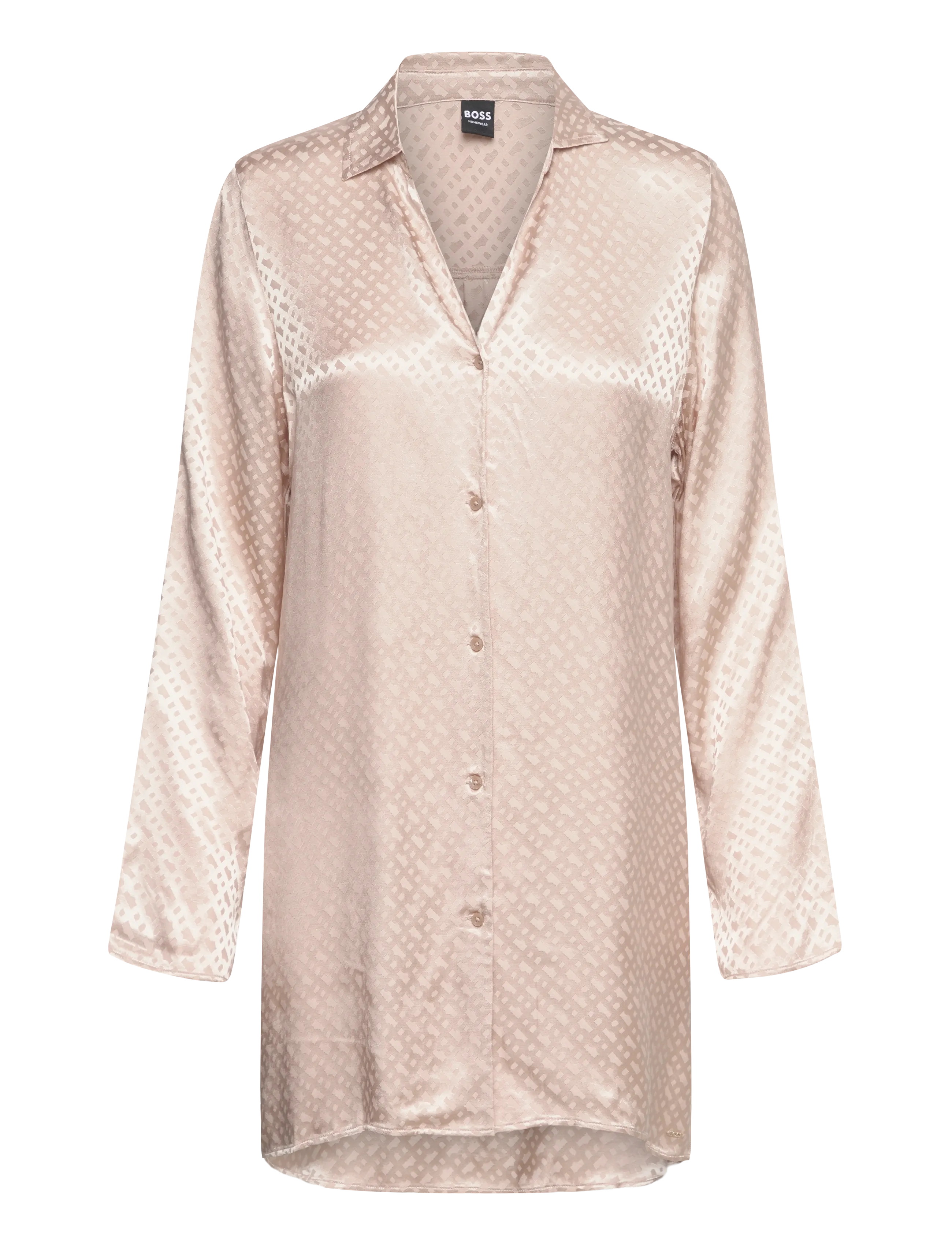 BOSS B Monogram_Nightie L - Natkjoler - LIGHT BEIGE / beige