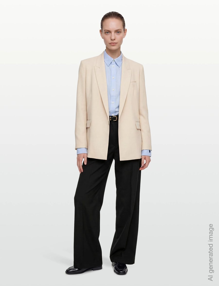 BOSS - Janka-DB3 - enkeltradede blazere - open white - 0