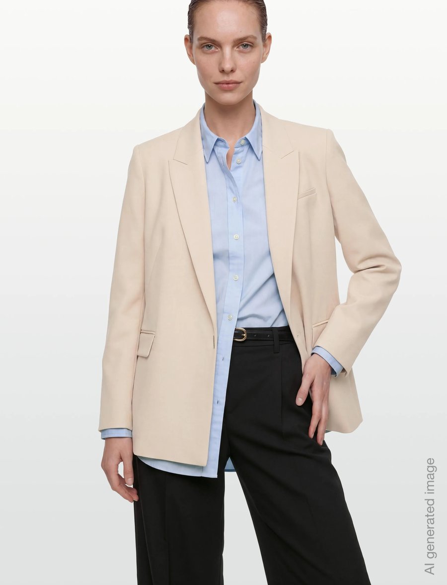 BOSS - Janka-DB3 - enkeltradede blazere - open white - 3