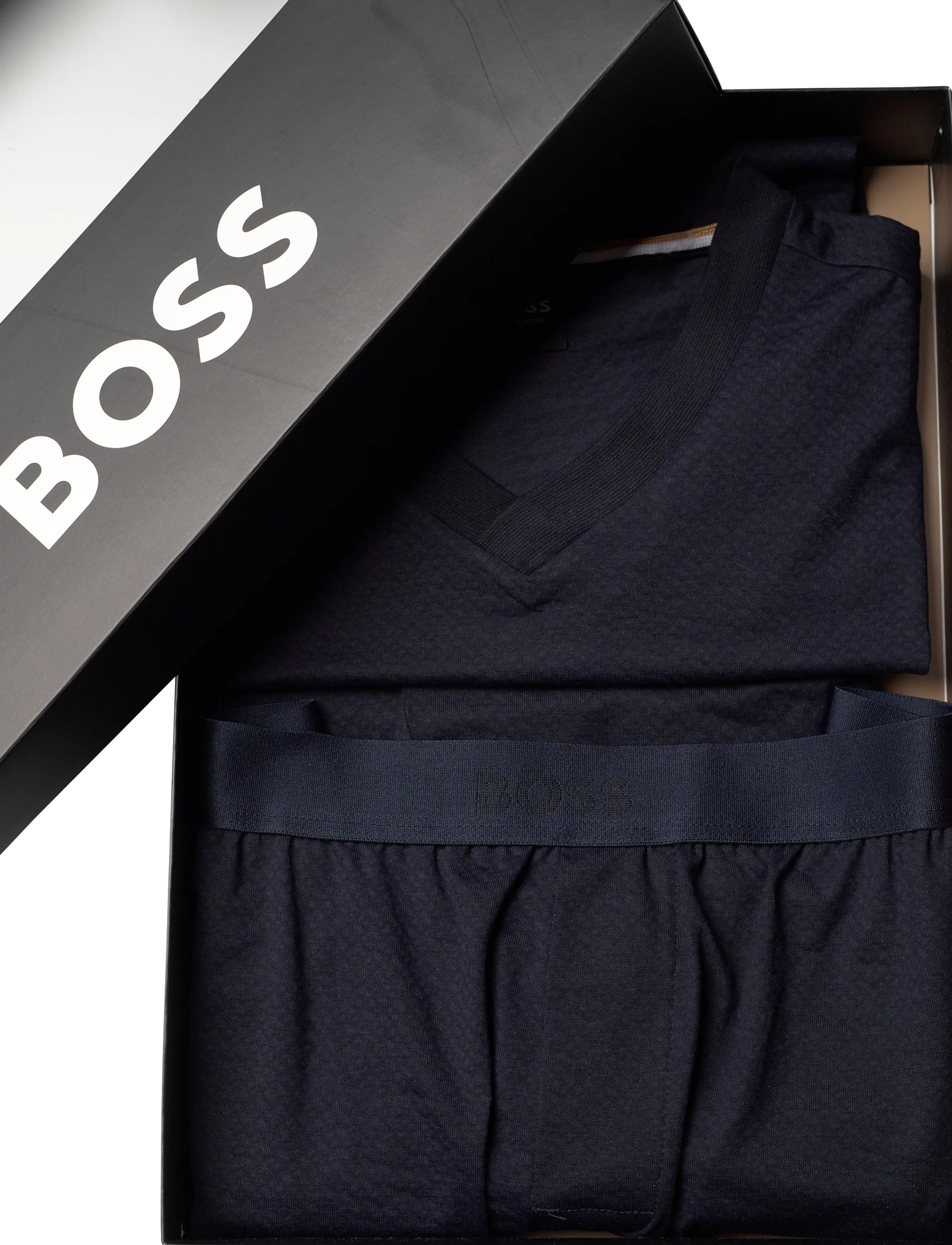BOSS - Energetic Long Set - sov- & loungeplagg - dark blue - 4