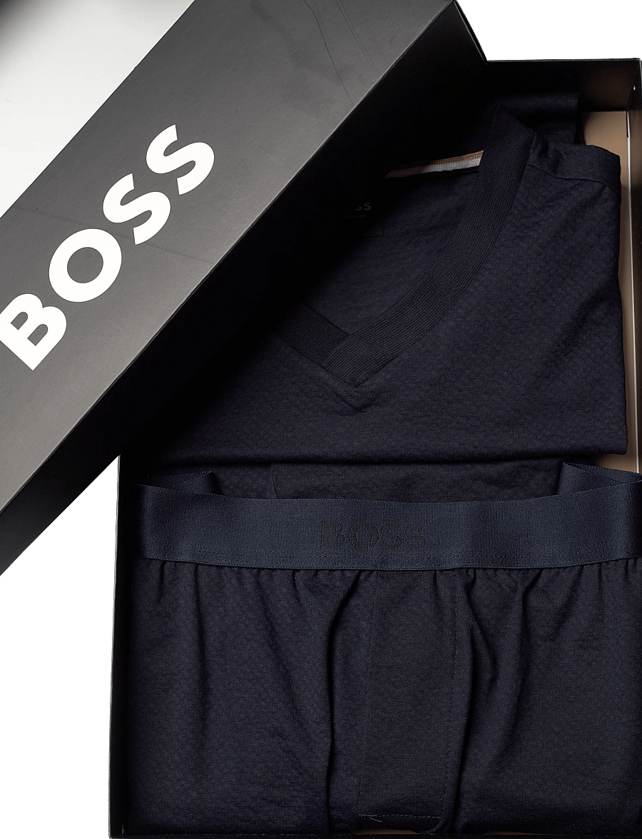 BOSS - Energetic Long Set - baselayer sæt - dark blue - 4