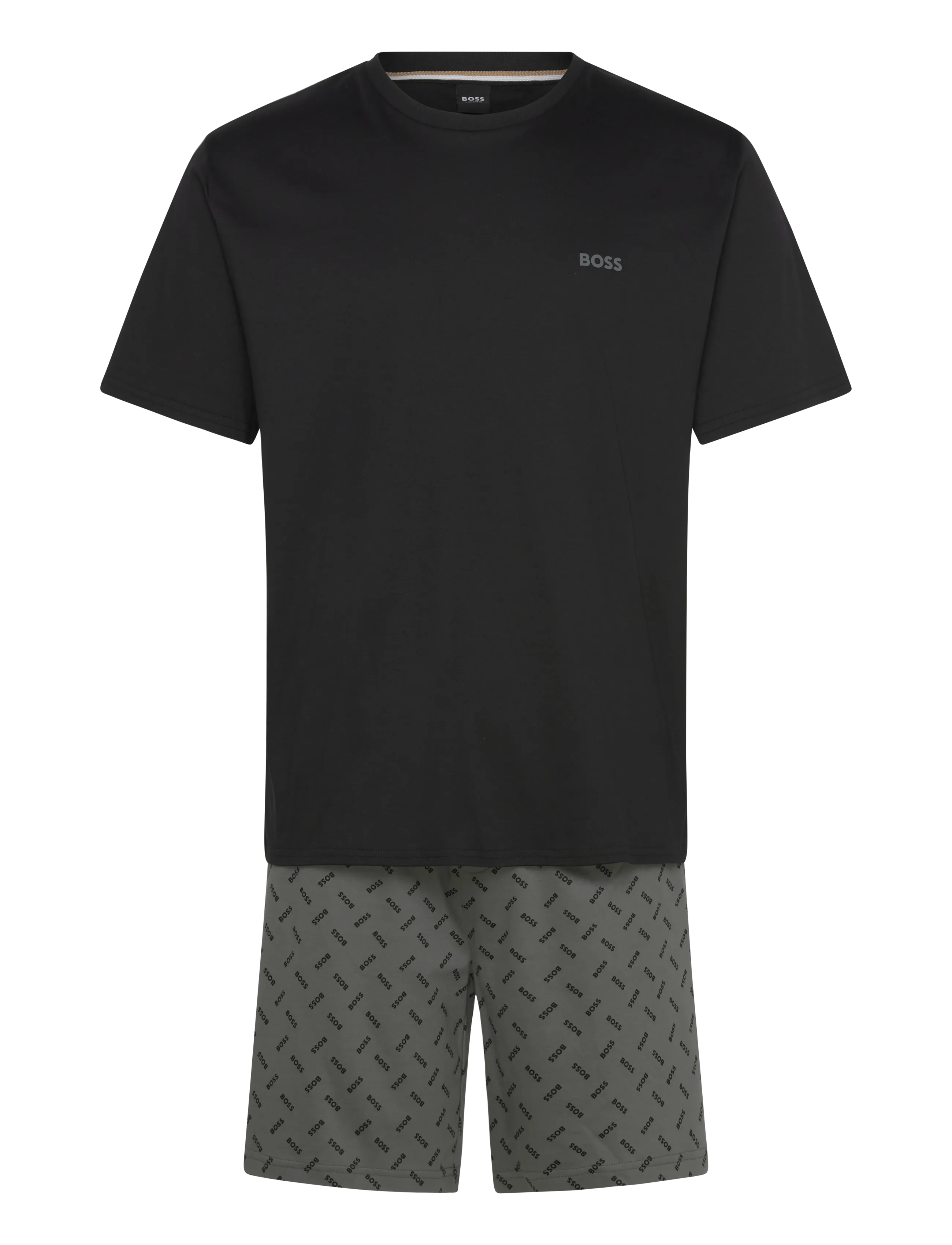 BOSS Relax Short Set, S, Night & Loungewear, Schwarz - Pyjamas (set), Männerswear