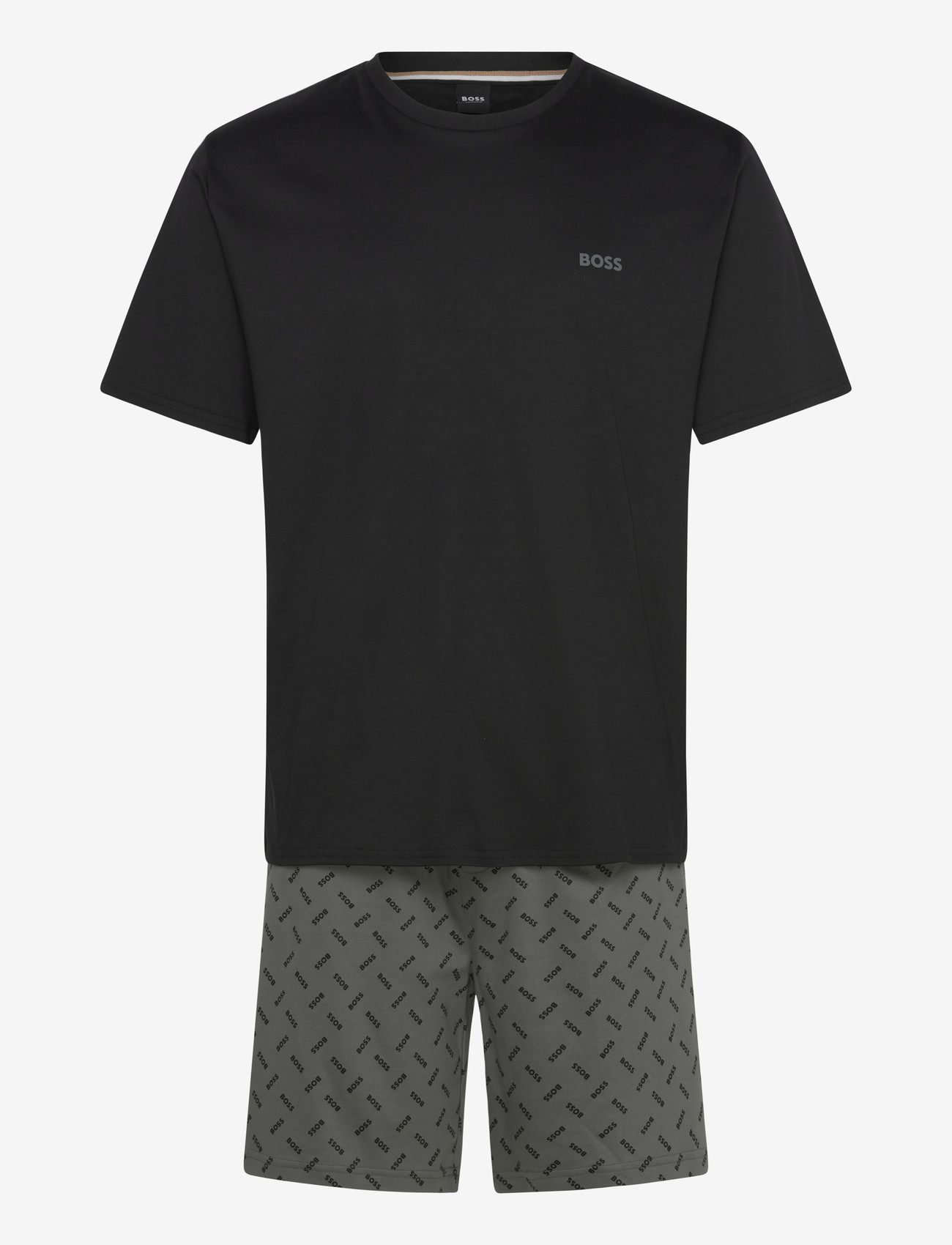 BOSS - Relax Short Set - pižamų rinkinys - dark grey - 0