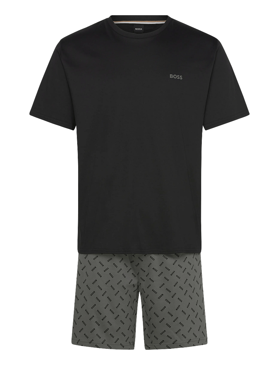 BOSS - Relax Short Set - pidžaamakomplektid - dark grey - 0