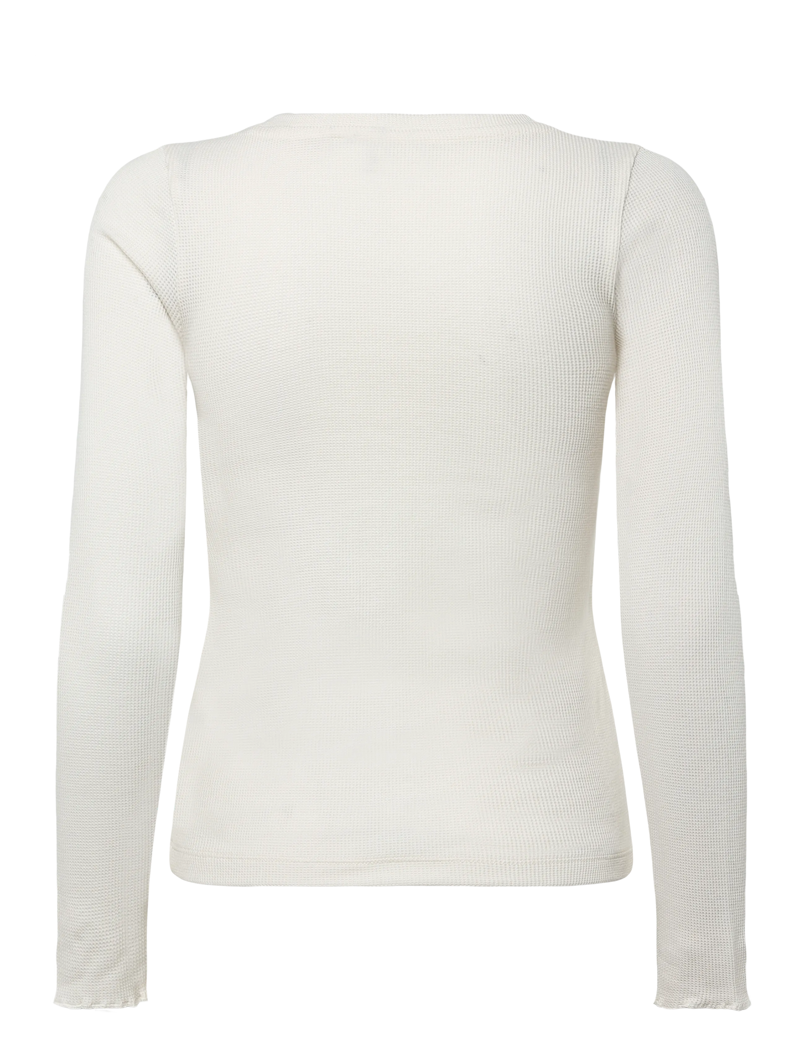 BOSS - Cosy Waffle_LS-Shirt - overdele - open white - 1
