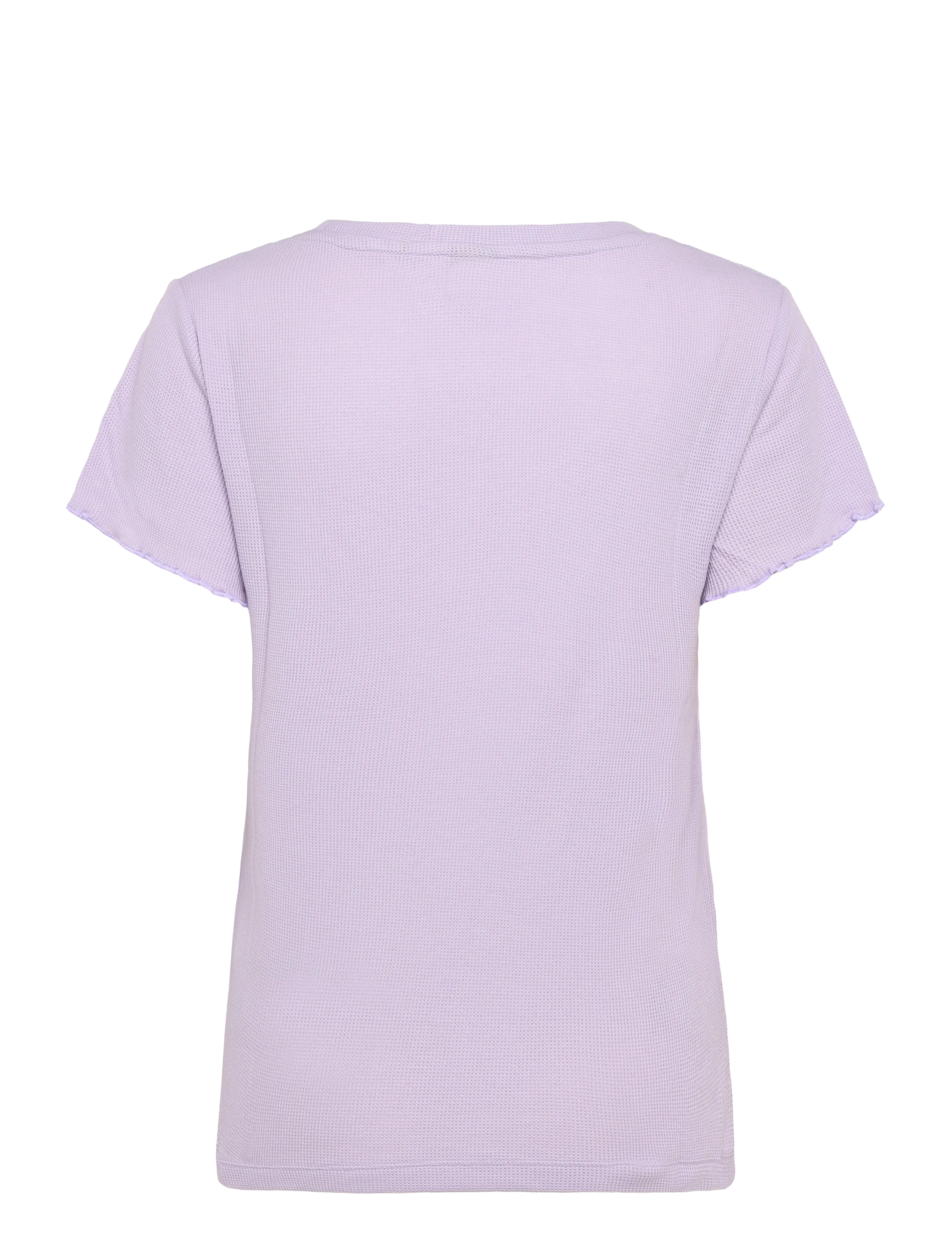 BOSS - Cosy Waffle_T-Shirt - oberteile - open purple - 1