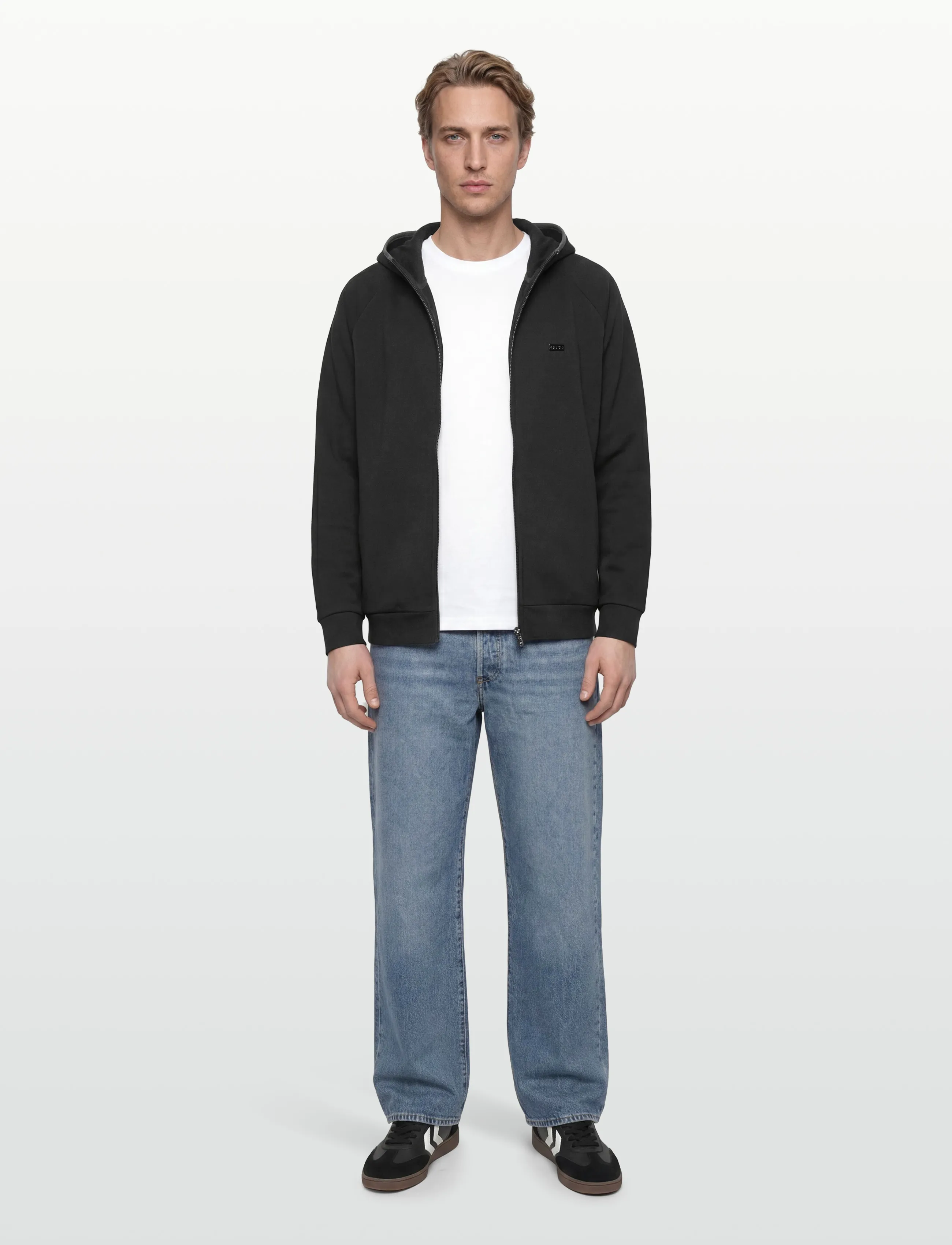 BOSS Sense Hooded Jacket, S, Sweatshirts & Hoodies, Schwarz - Männerswear