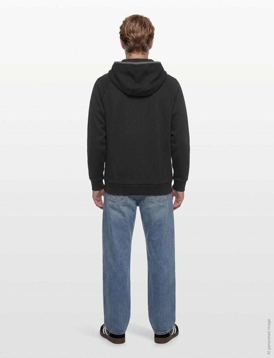 BOSS - Sense Hooded Jacket - kapuutsiga dressipluusid - black - 4
