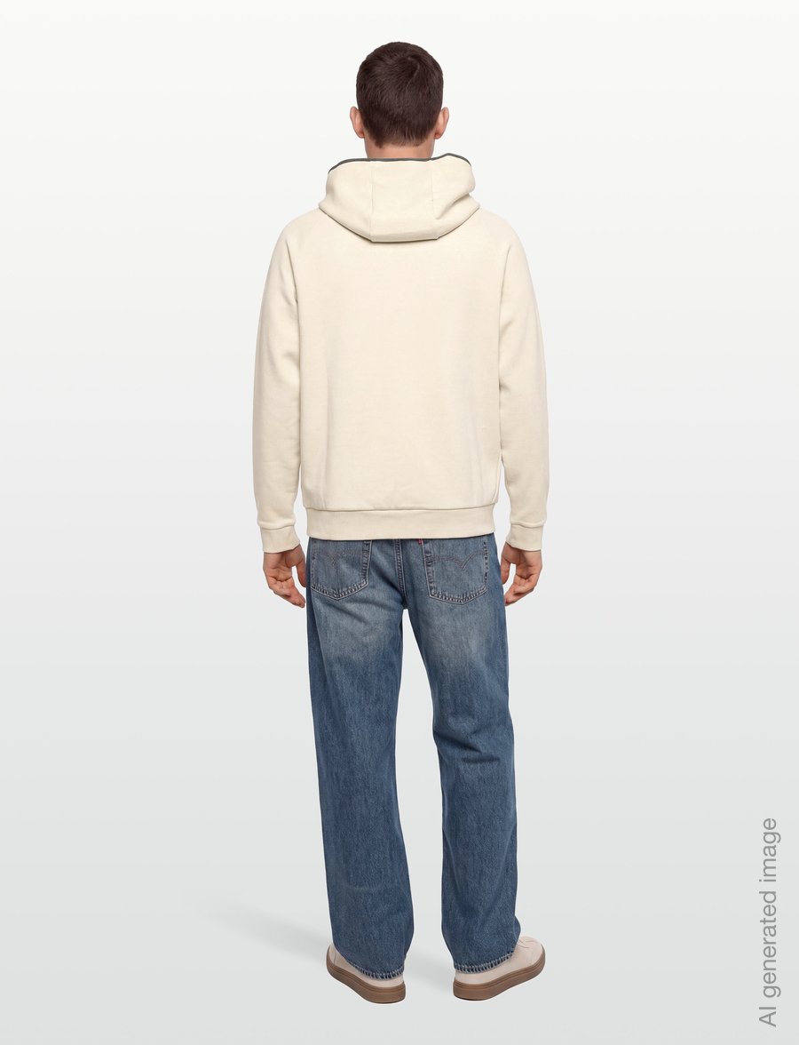 BOSS - Sense Hooded Jacket - kapuutsiga pusad - open white - 4