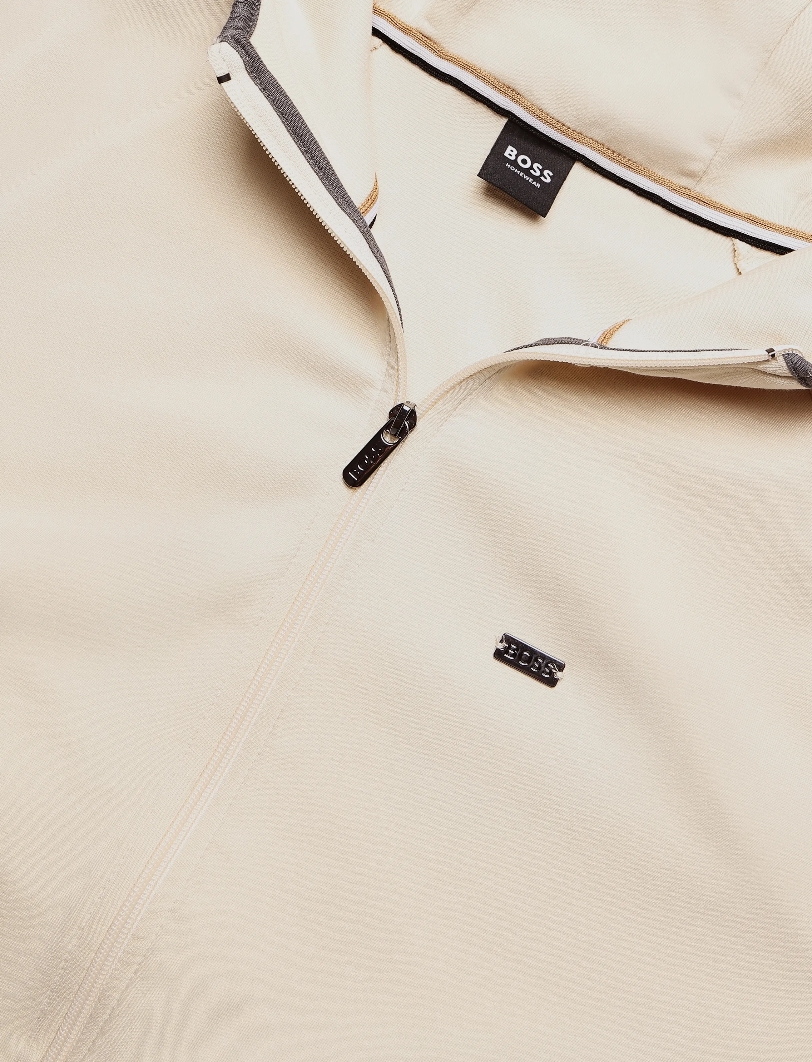 BOSS - Sense Hooded Jacket - kapuutsiga pusad - open white - 5