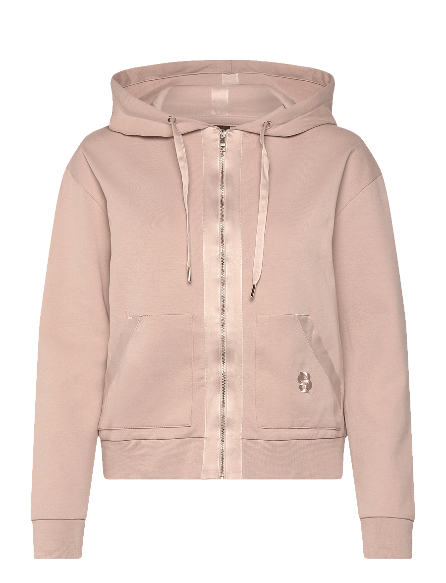 BOSS - Shiny B_Jacket H. - kapuzenpullover - light beige - 0