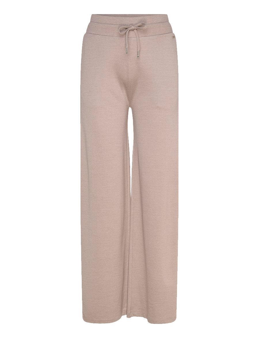 BOSS - Embrace_Pants - buxur með víðum skálmum - light beige - 0