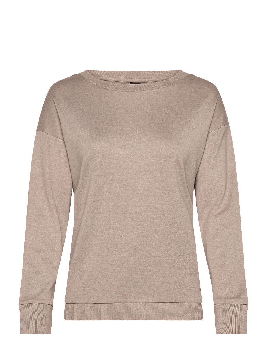 BOSS - Embrace_Sweatshirt - džemperiai - light beige - 0
