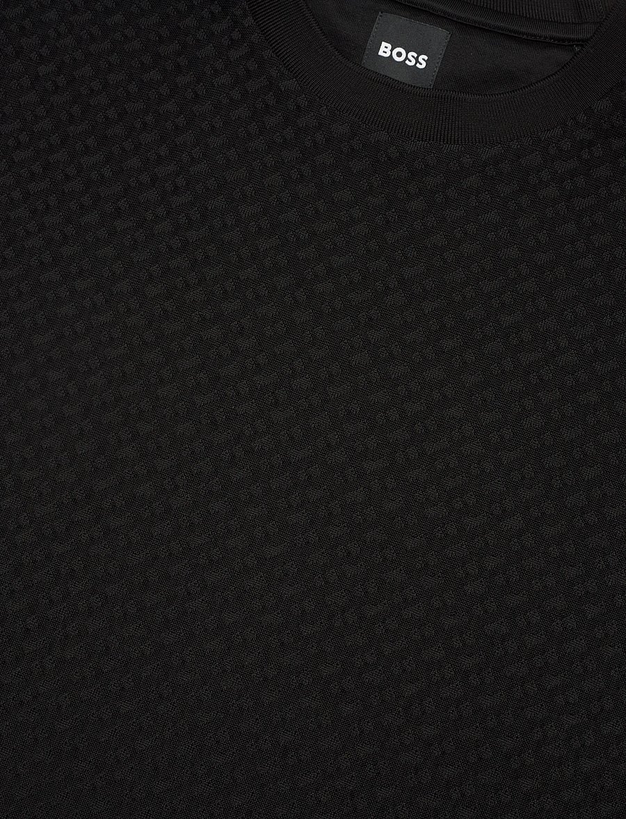 BOSS - H-Thompson 228 - kurzärmelige t-shirts - black - 2
