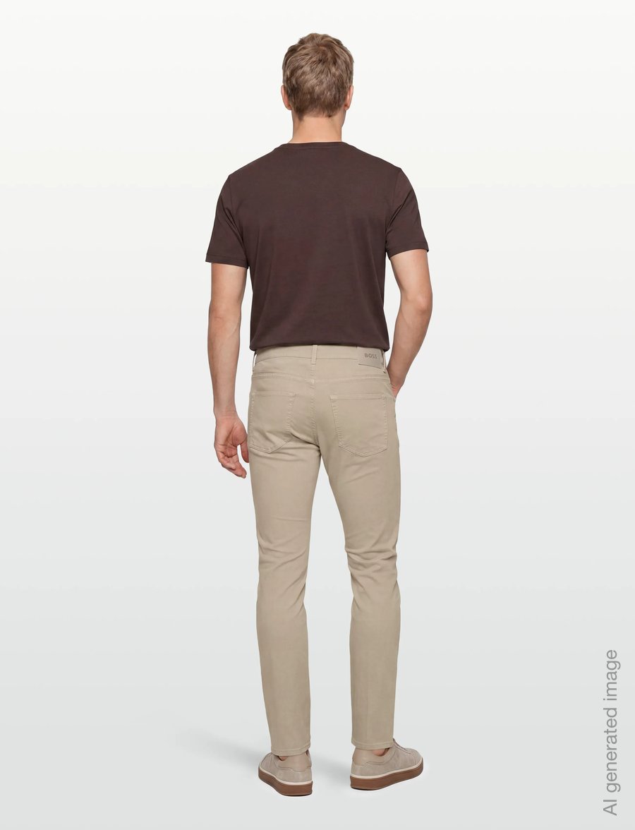 BOSS - H-Delaware5 - liibuvad teksad - open beige - 4