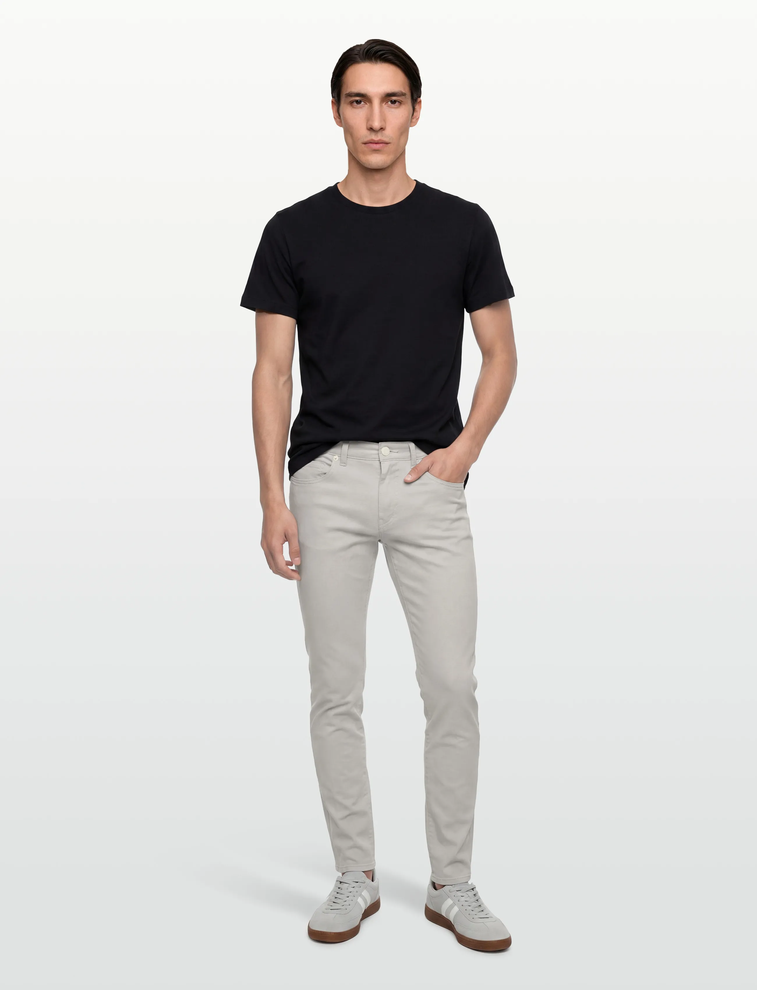 BOSS H-Delaware5 - Liibuvad teksad - OPEN GREY / grey