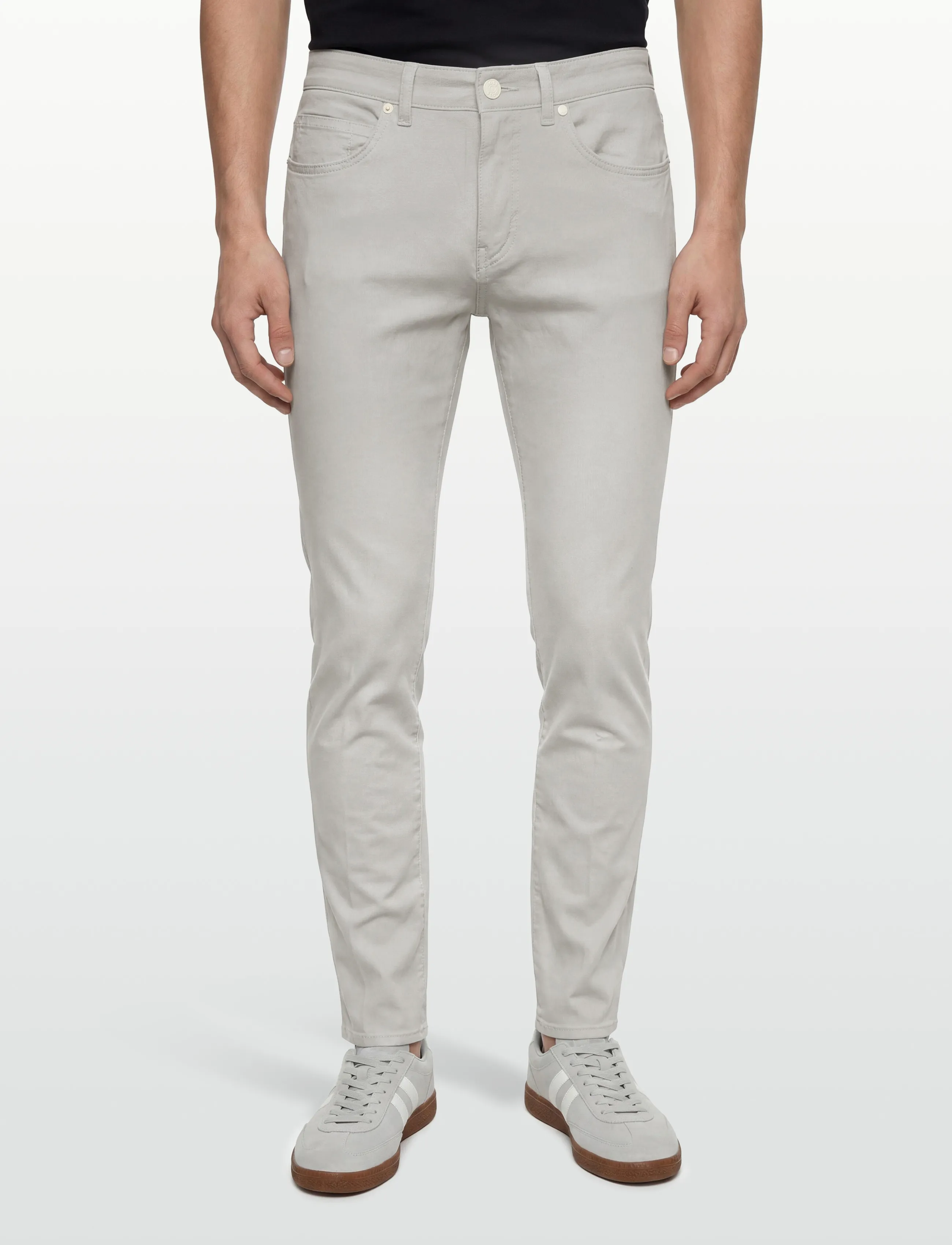 BOSS - H-Delaware5 - bukser & jeans - open grey - 3