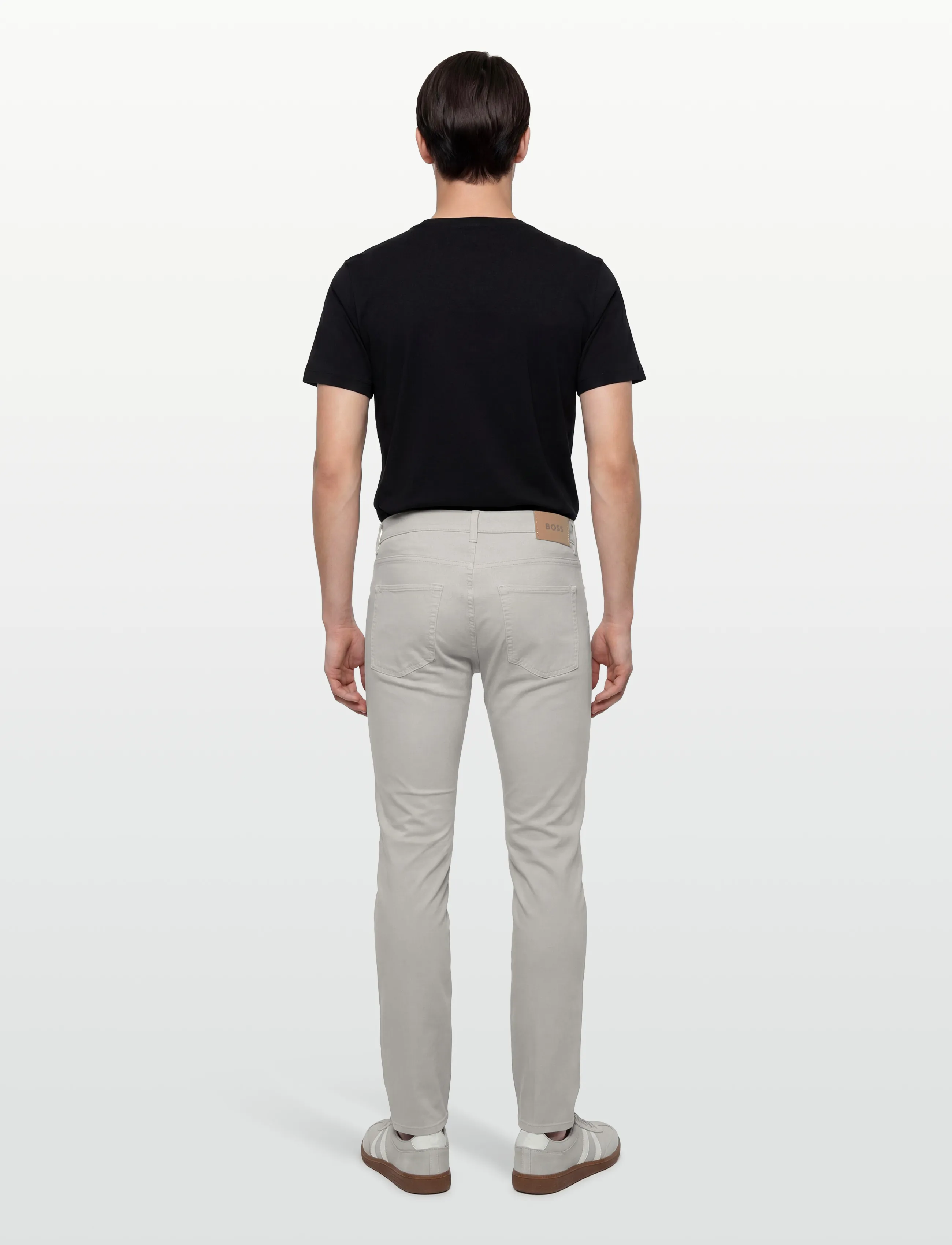 BOSS - H-Delaware5 - bukser & jeans - open grey - 4