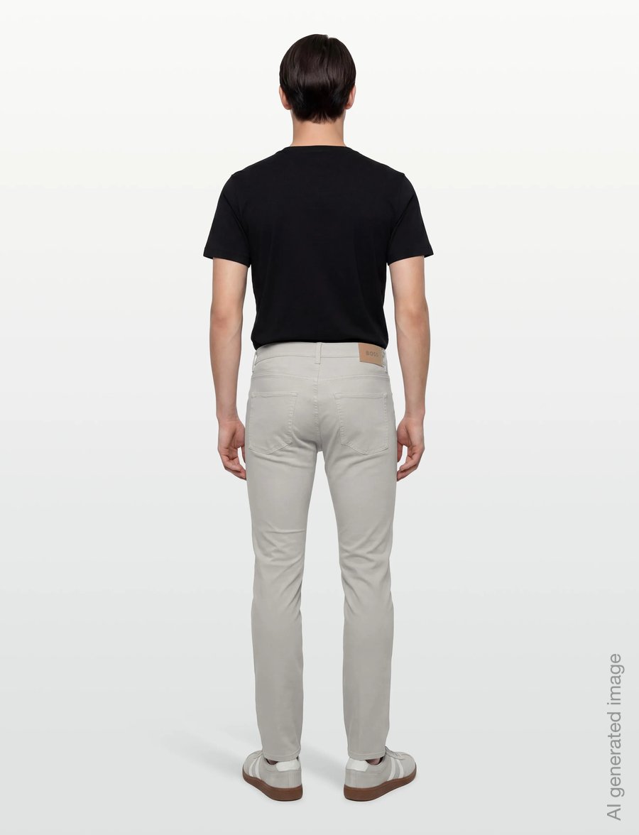 BOSS - H-Delaware5 - skinny jeans - open grey - 4