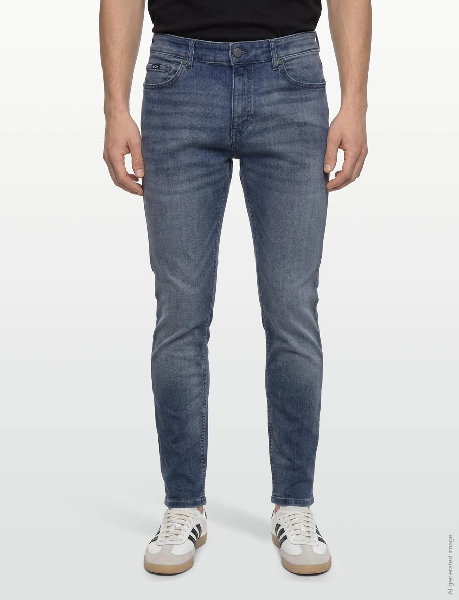 BOSS - P-Delaware - slim jeans - bright blue - 3