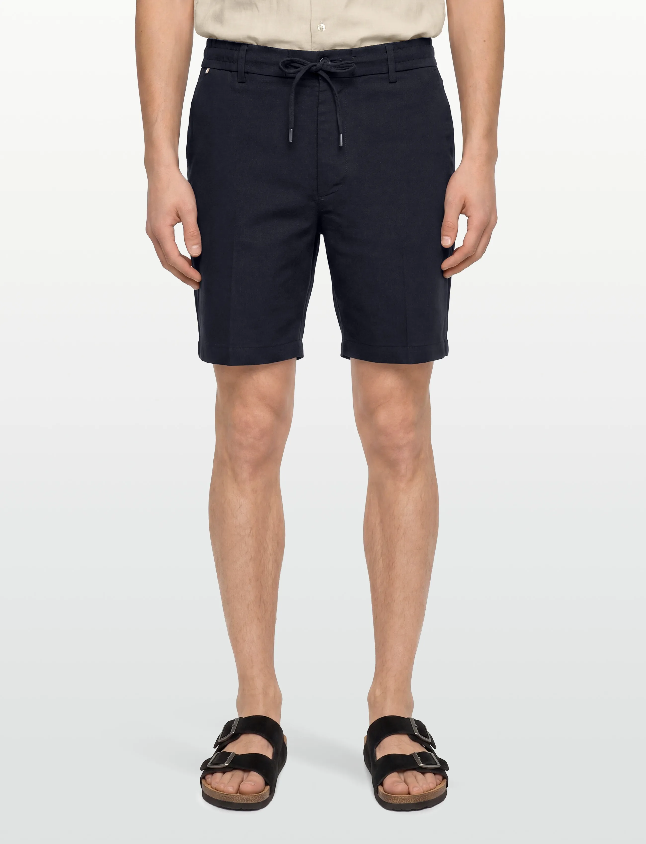 BOSS - H-Kane1-RDS-Shorts - linneshorts - dark blue - 3