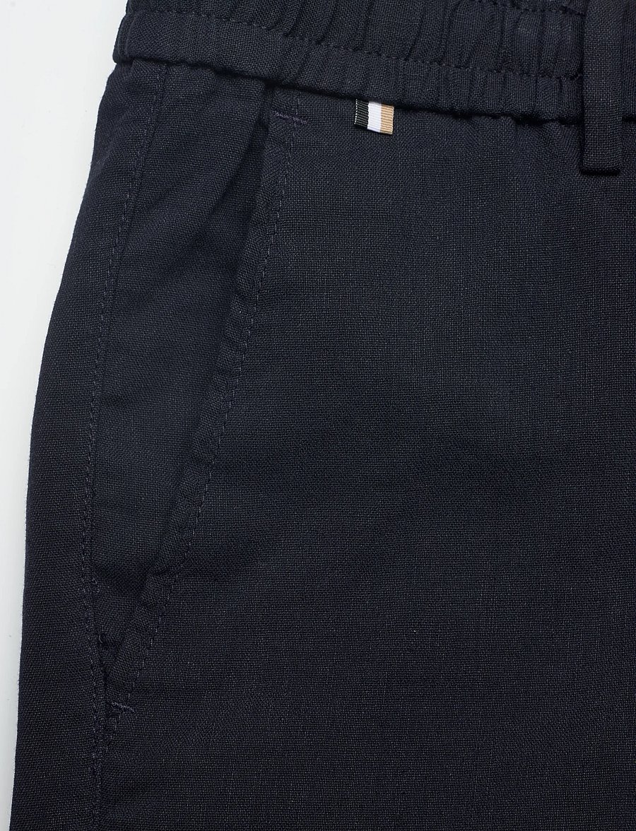 BOSS - H-Kane1-RDS-Shorts - leinen-shorts - dark blue - 5