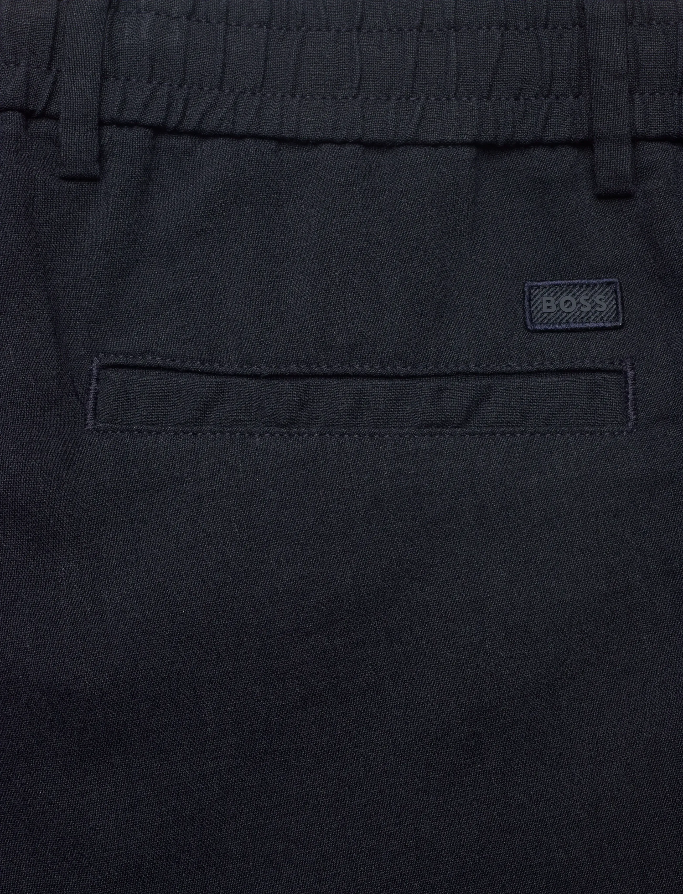 BOSS - H-Kane1-RDS-Shorts - linased lühikesed püksid - dark blue - 4