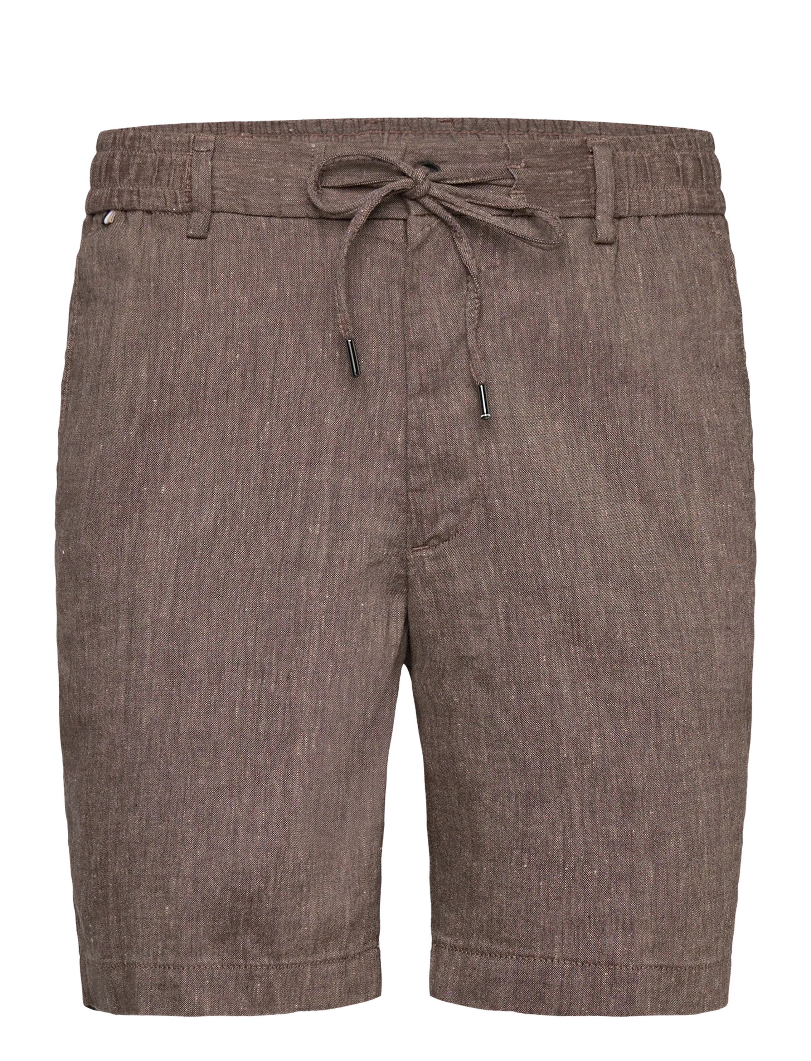 BOSS H-Kane1-RDS-Shorts - Pellavashortsit - DARK BROWN / brown