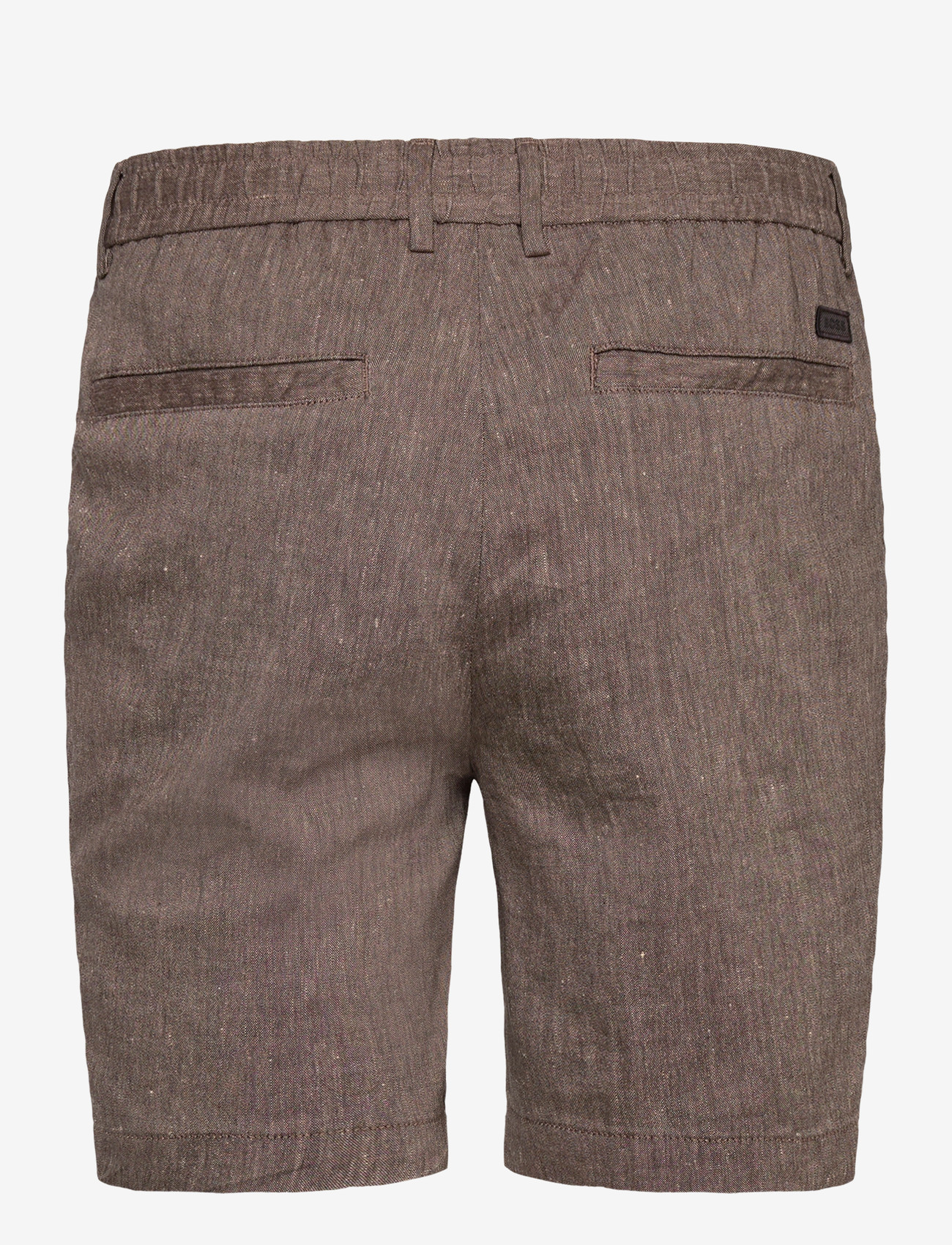 BOSS - H-Kane1-RDS-Shorts - hørshorts - dark brown - 1