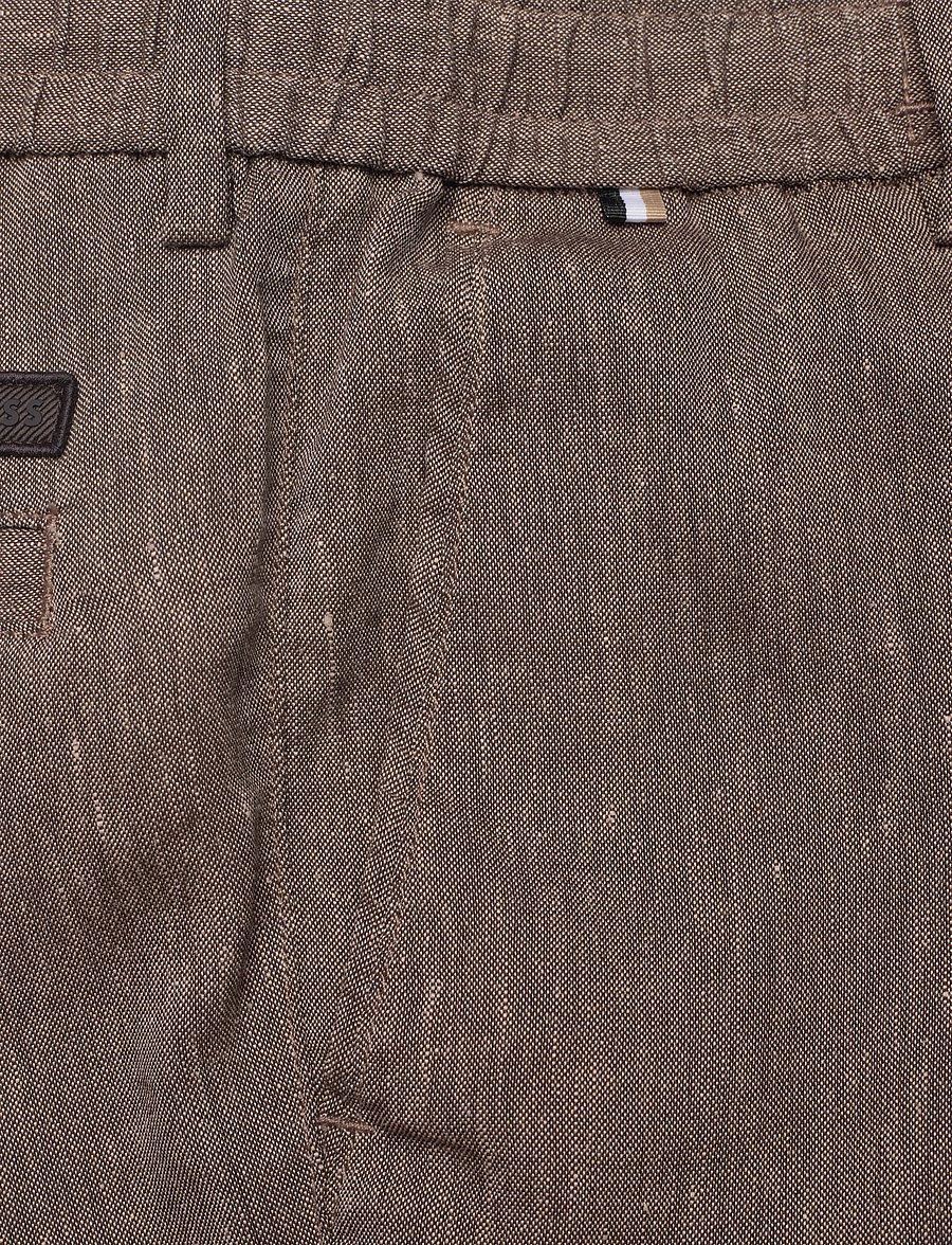 BOSS - H-Kane1-RDS-Shorts - leinen-shorts - dark brown - 2
